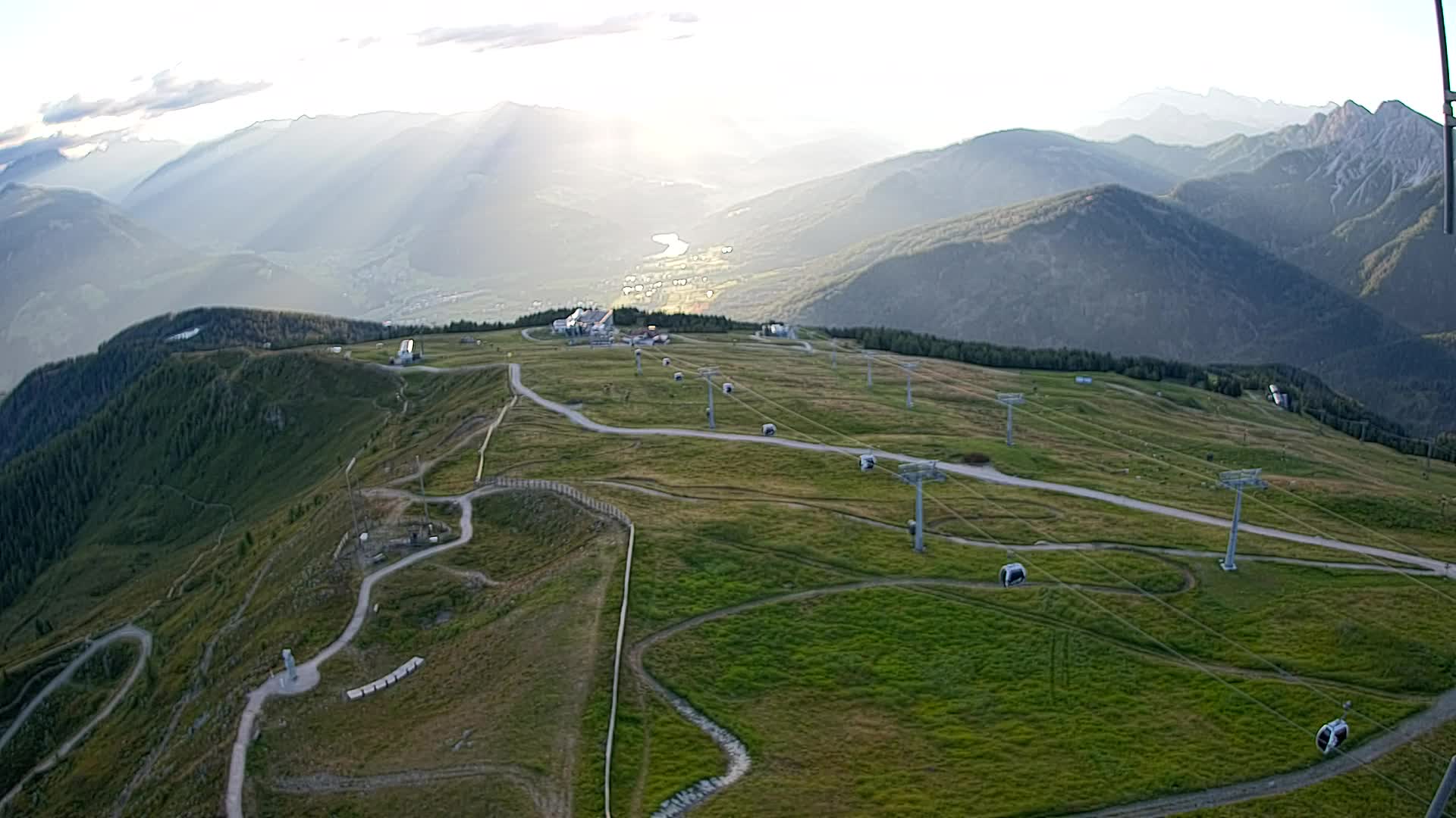 Kronplatz-Gipfel | Blick nach Olang – Valdaora