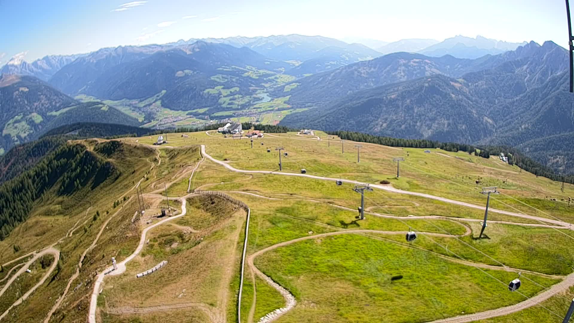 Kronplatz-Gipfel | Blick nach Olang – Valdaora
