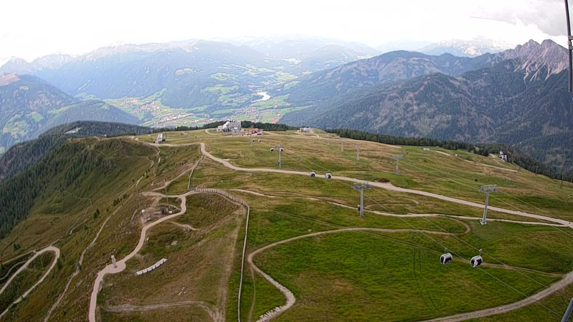 Kronplatz-Gipfel | Blick nach Olang – Valdaora