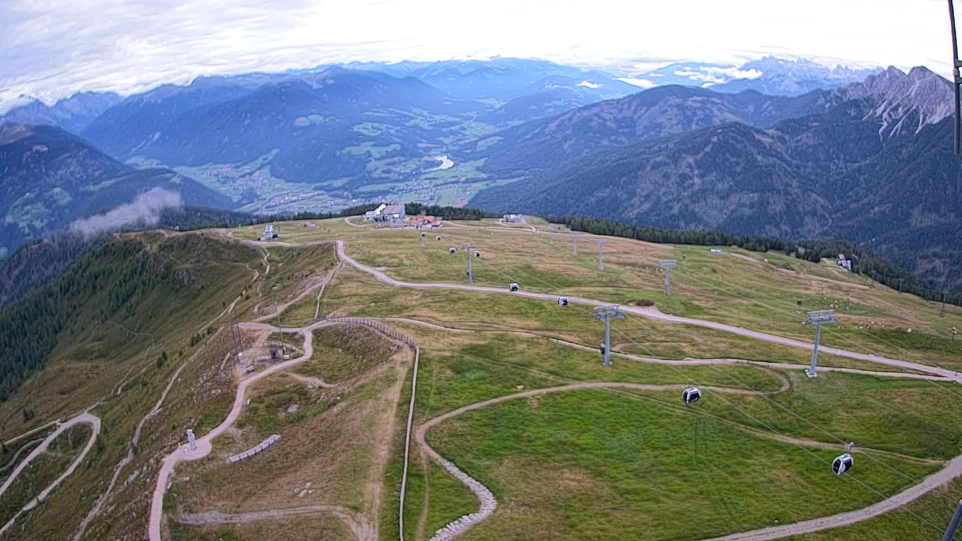 Kronplatz-Gipfel | Blick nach Olang – Valdaora