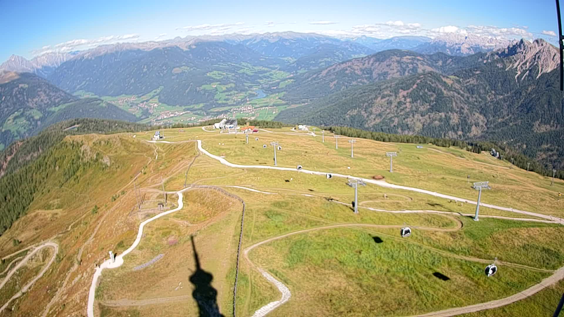 Kronplatz-Gipfel | Blick nach Olang – Valdaora