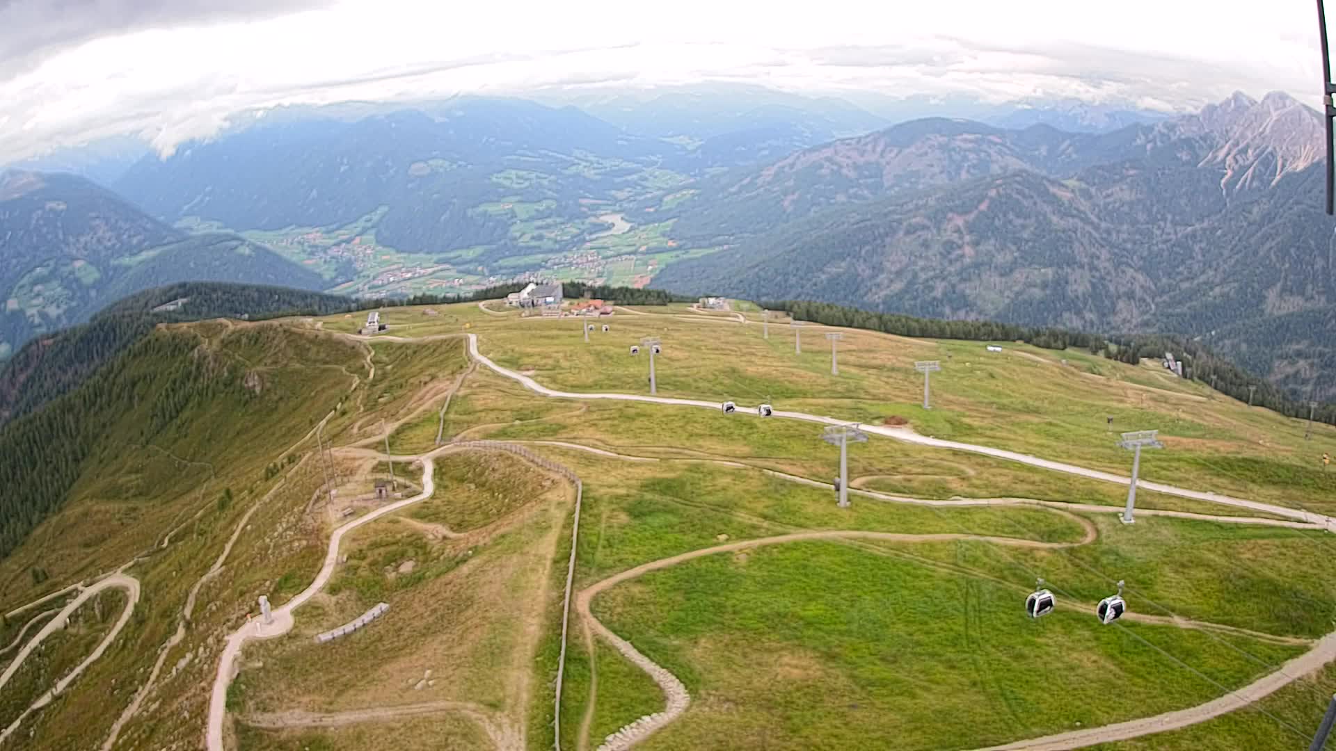 Kronplatz-Gipfel | Blick nach Olang – Valdaora