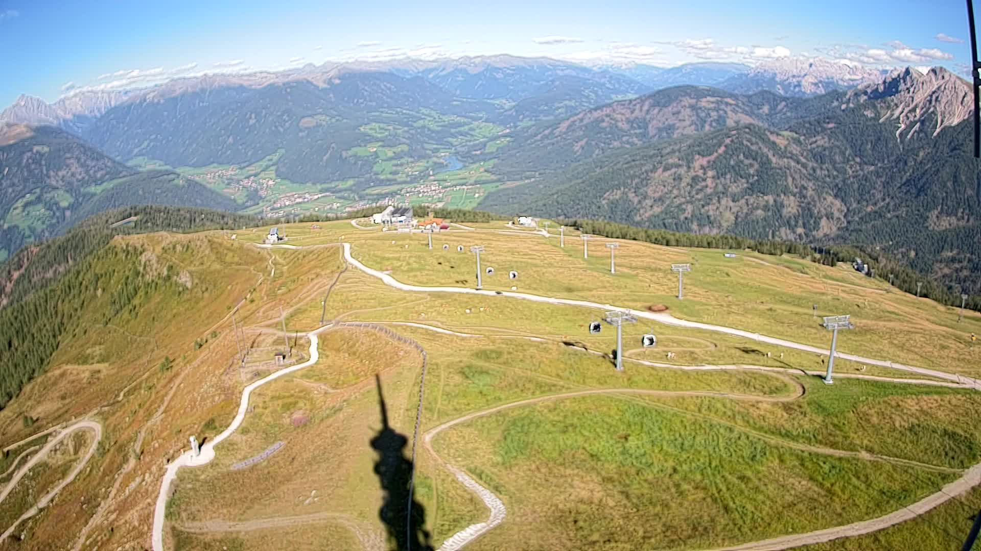Kronplatz-Gipfel | Blick nach Olang – Valdaora