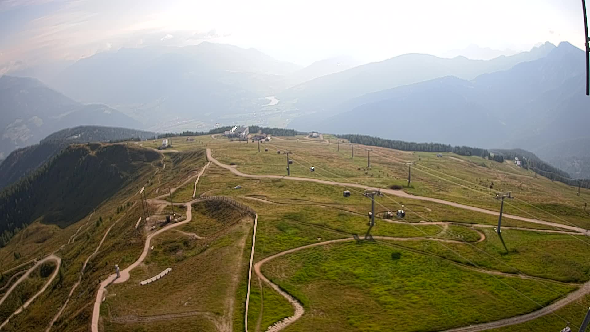 Kronplatz-Gipfel | Blick nach Olang – Valdaora