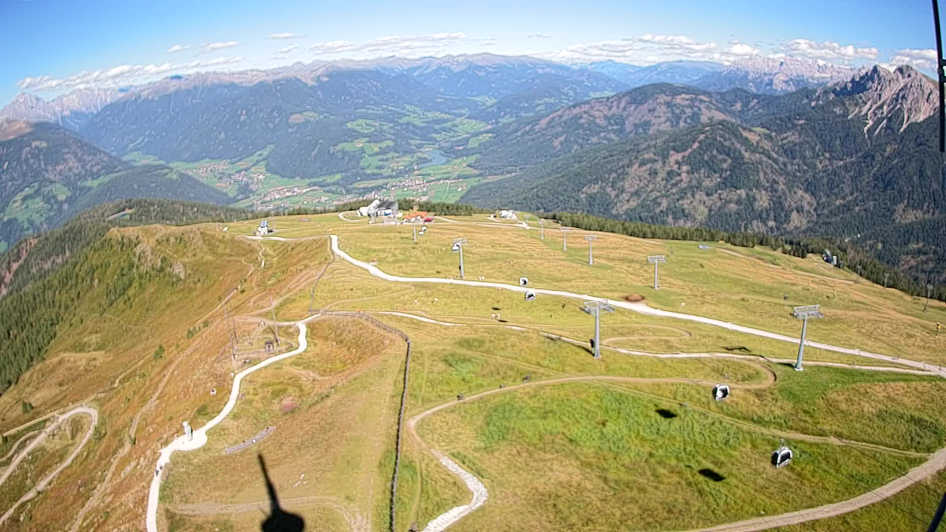 Kronplatz-Gipfel | Blick nach Olang – Valdaora