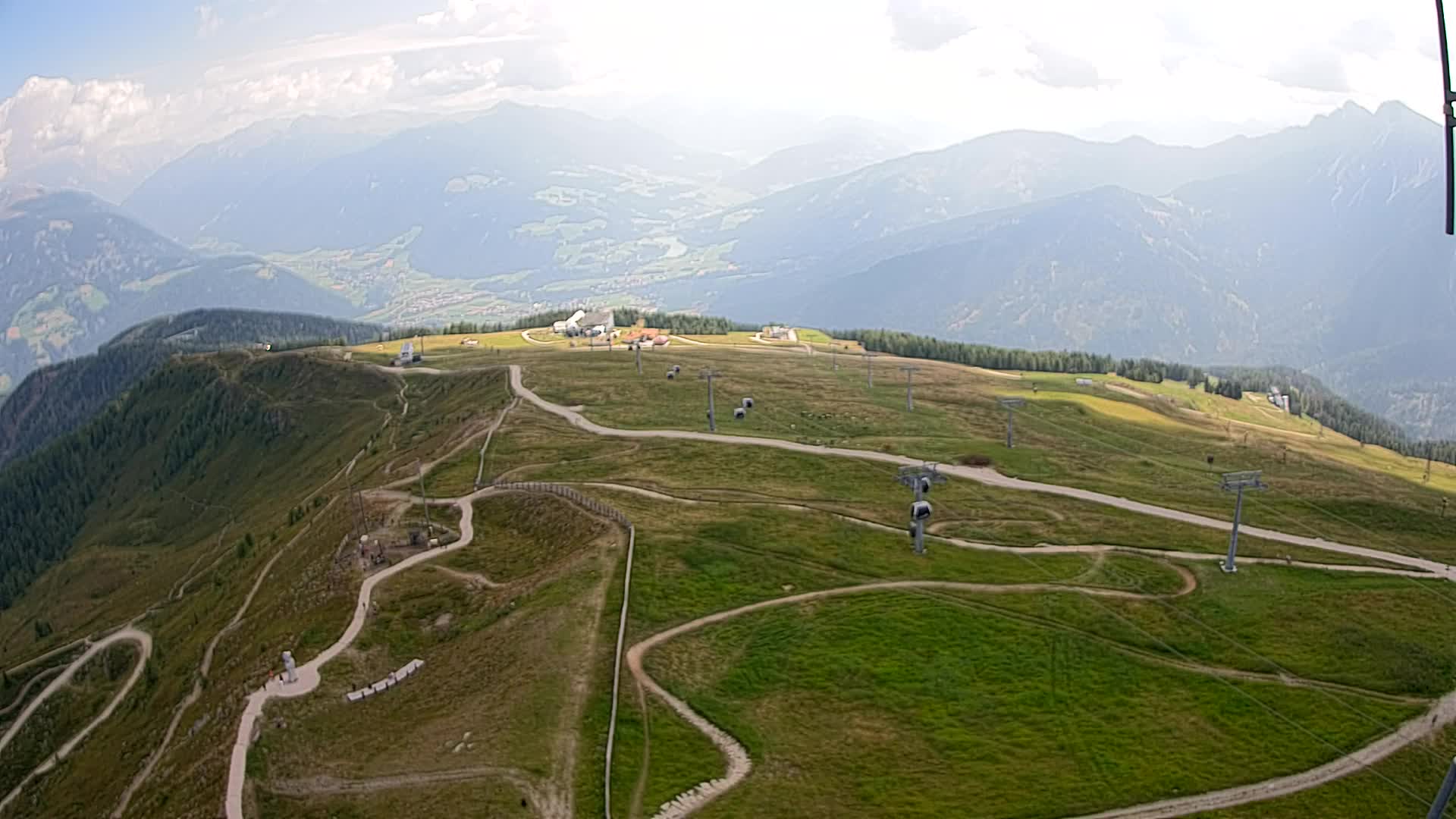 Kronplatz-Gipfel | Blick nach Olang – Valdaora