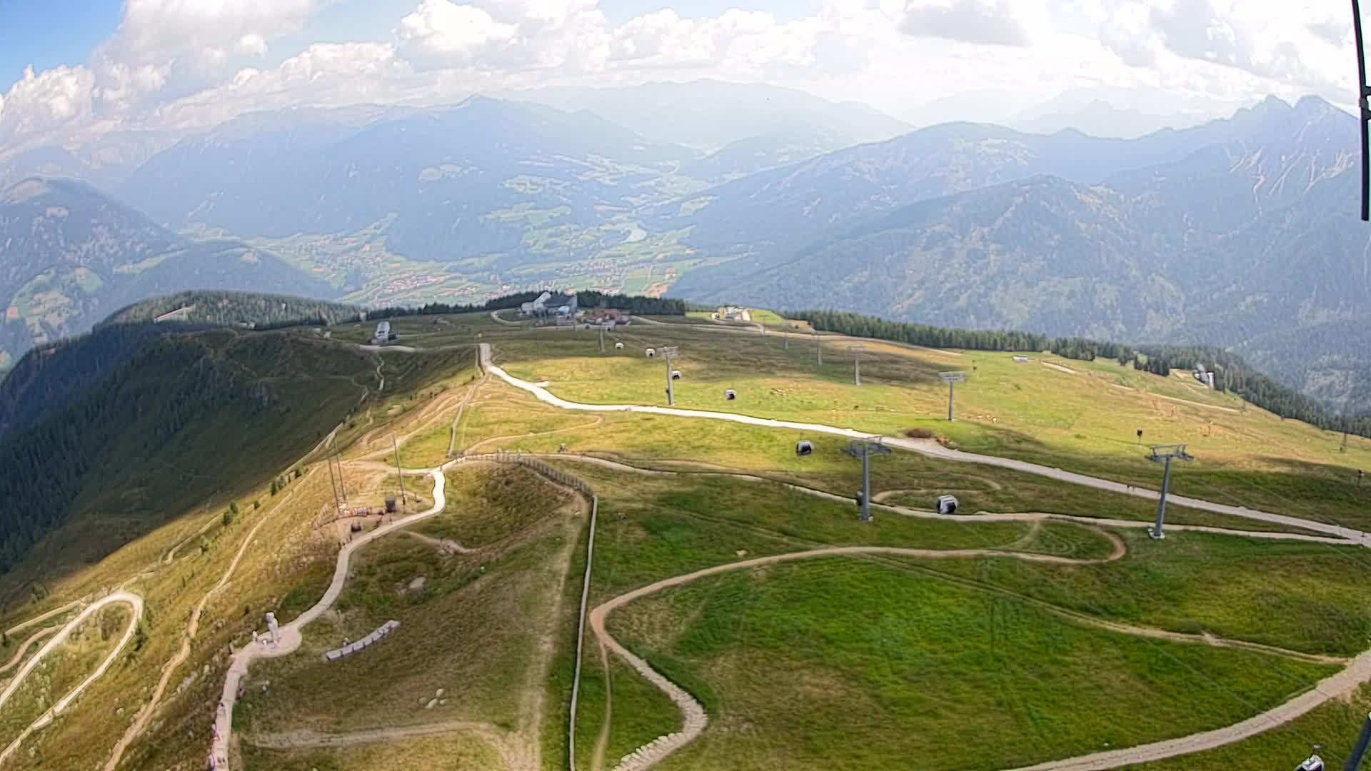 Kronplatz-Gipfel | Blick nach Olang – Valdaora