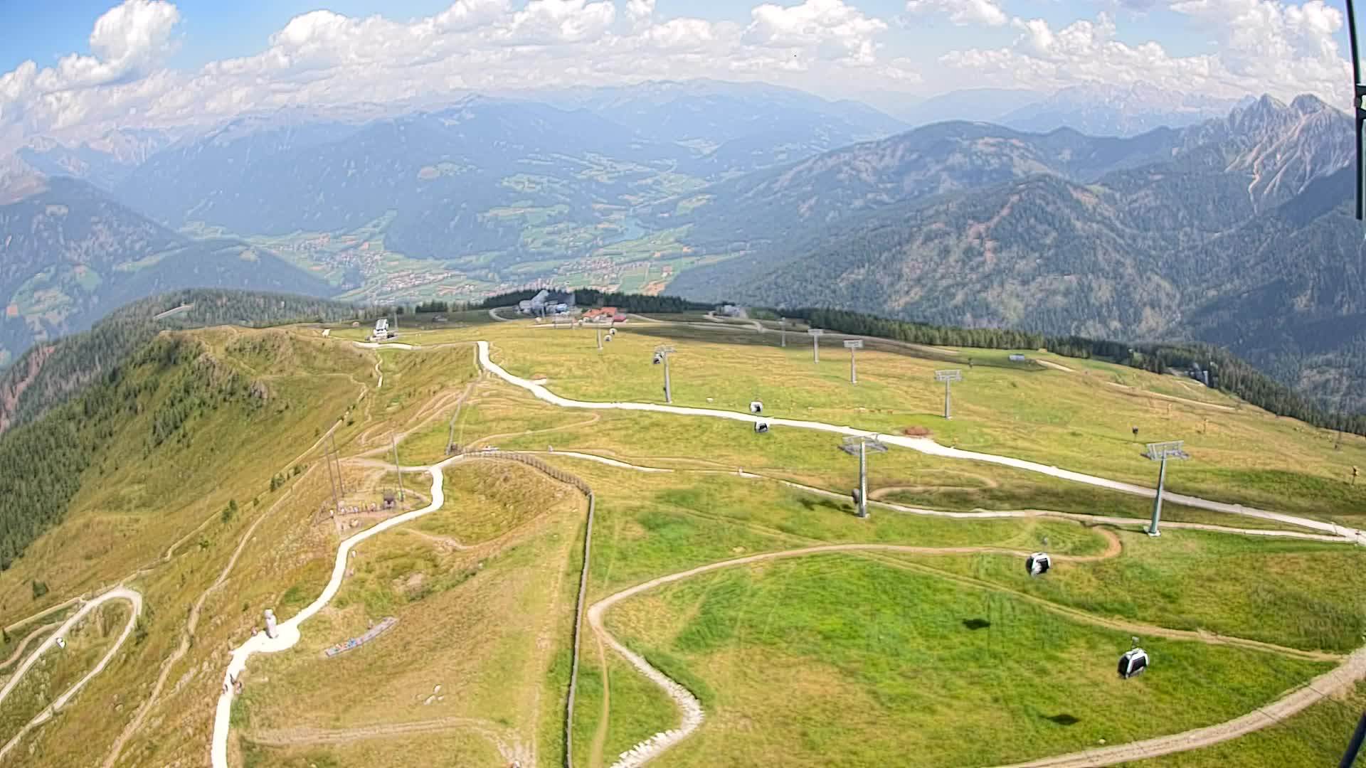 Kronplatz-Gipfel | Blick nach Olang – Valdaora