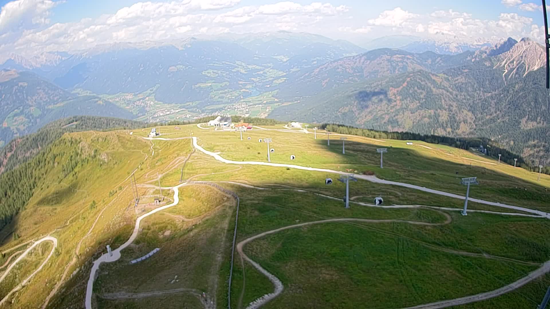 Kronplatz-Gipfel | Blick nach Olang – Valdaora