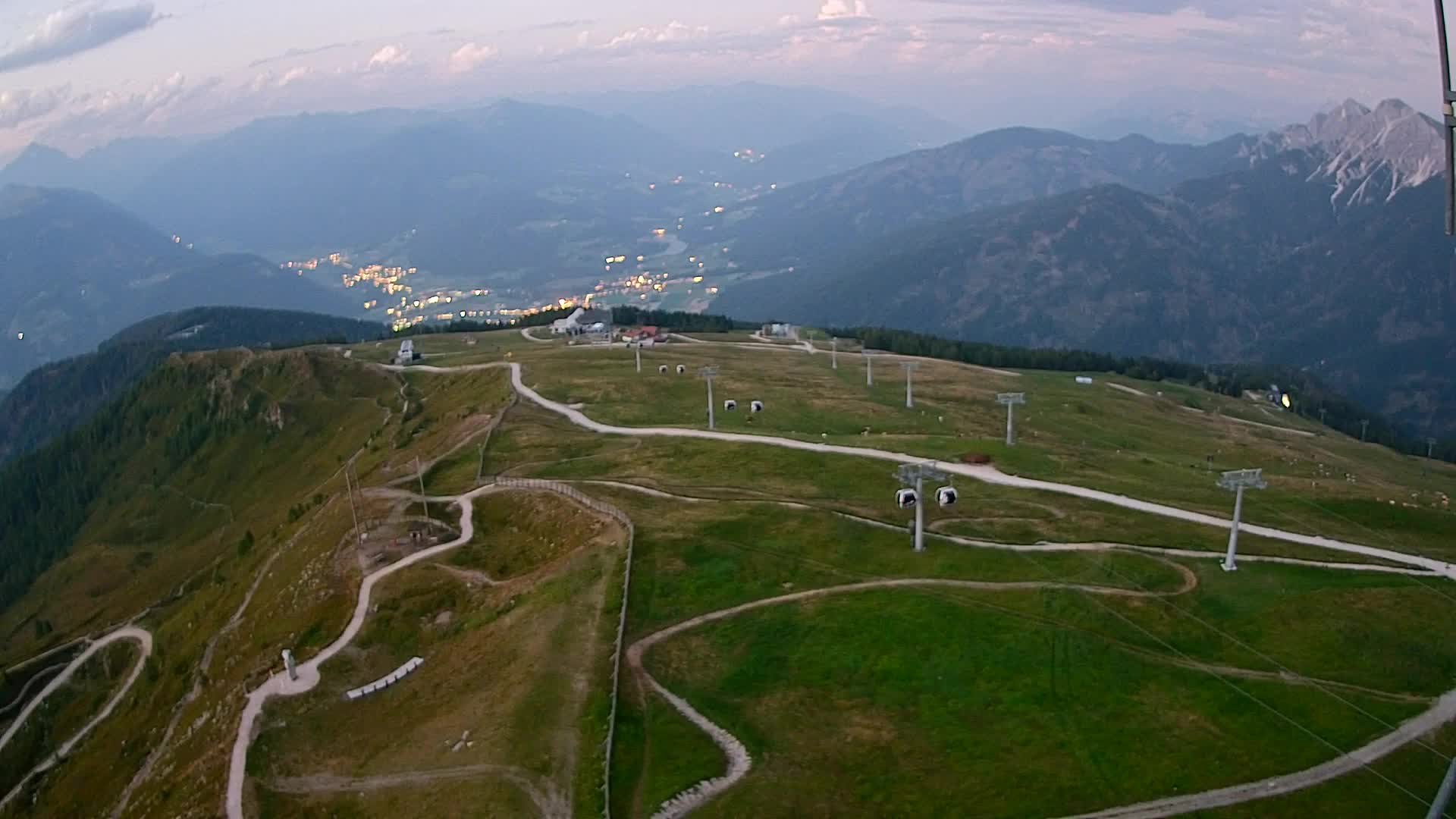 Kronplatz-Gipfel | Blick nach Olang – Valdaora