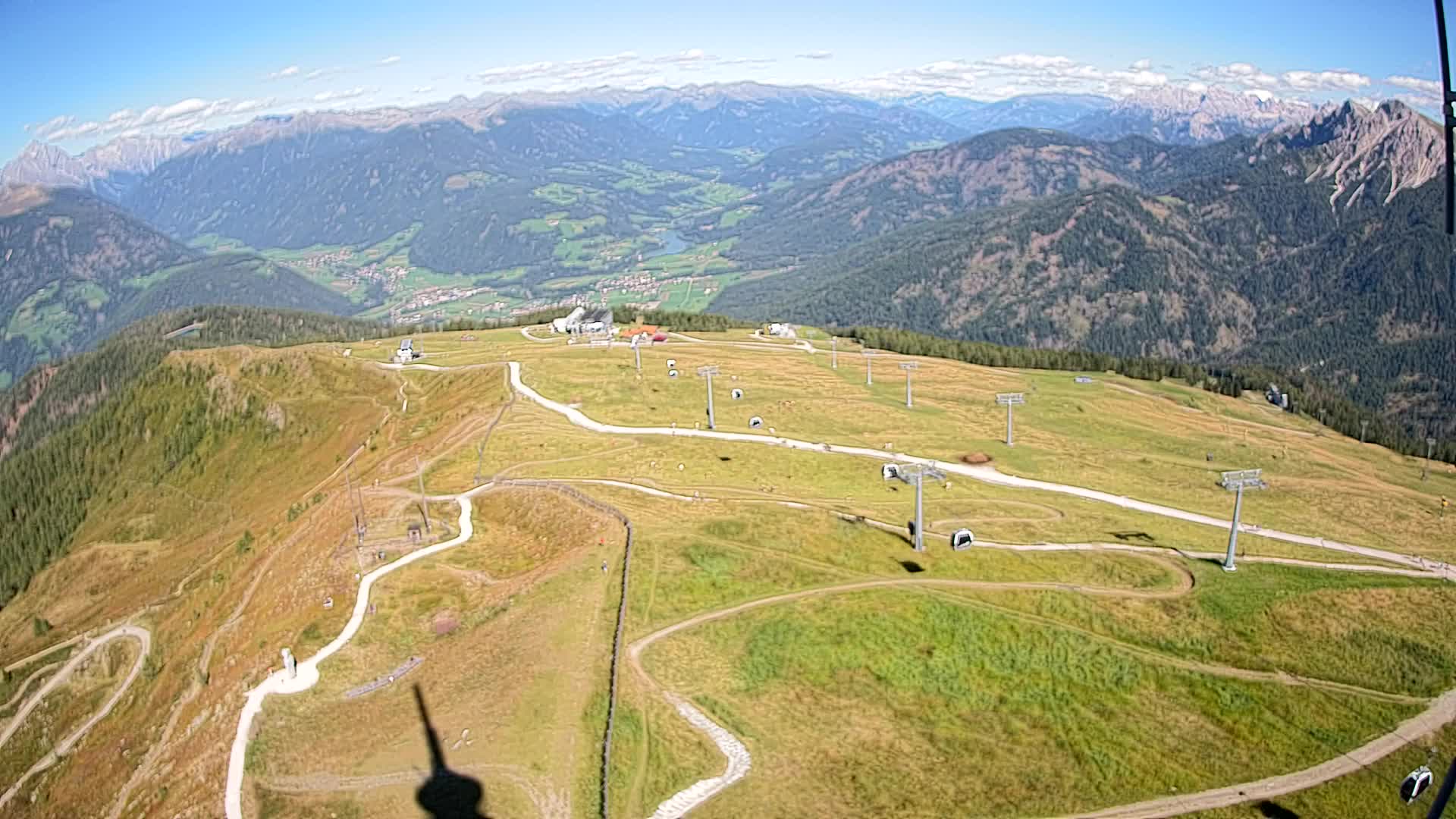Kronplatz-Gipfel | Blick nach Olang – Valdaora