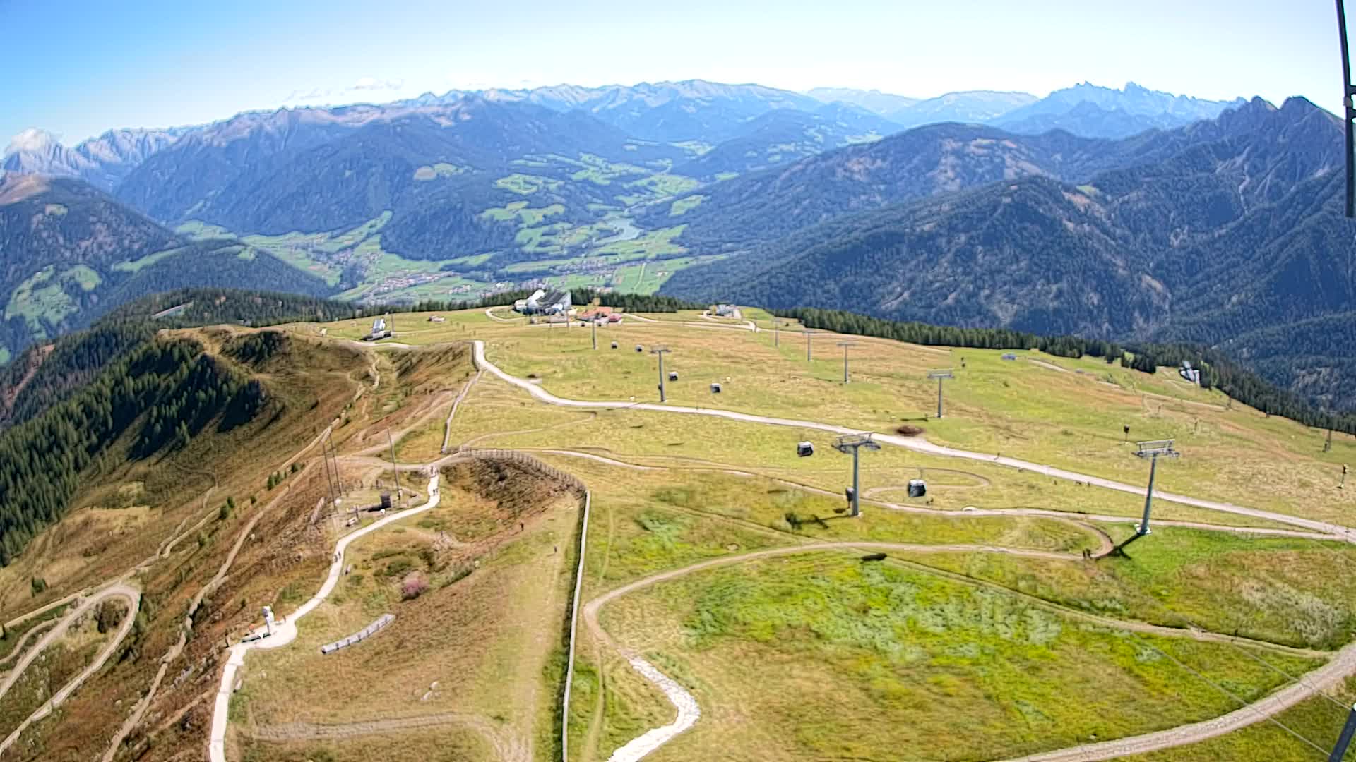 Kronplatz-Gipfel | Blick nach Olang – Valdaora