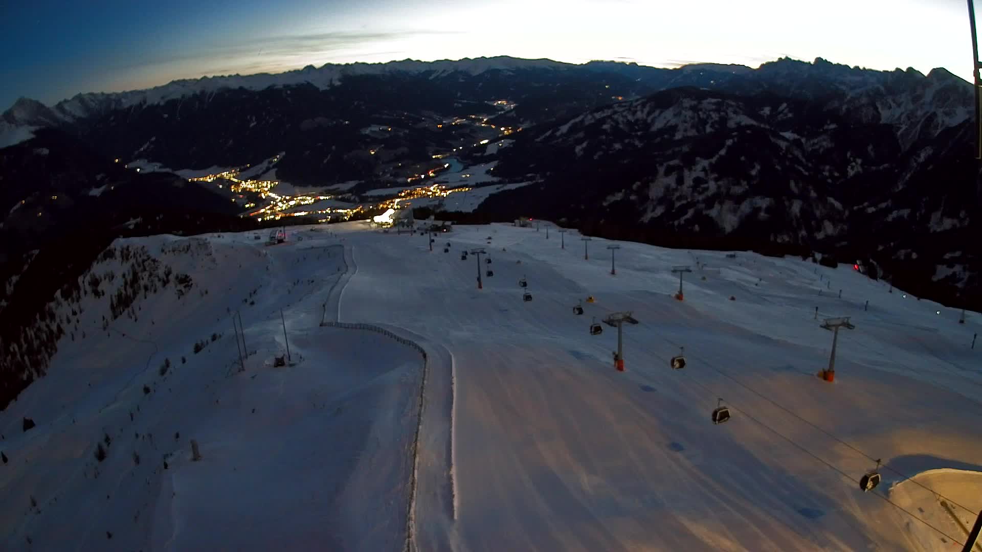 Kronplatz-Gipfel | Blick nach Olang – Valdaora