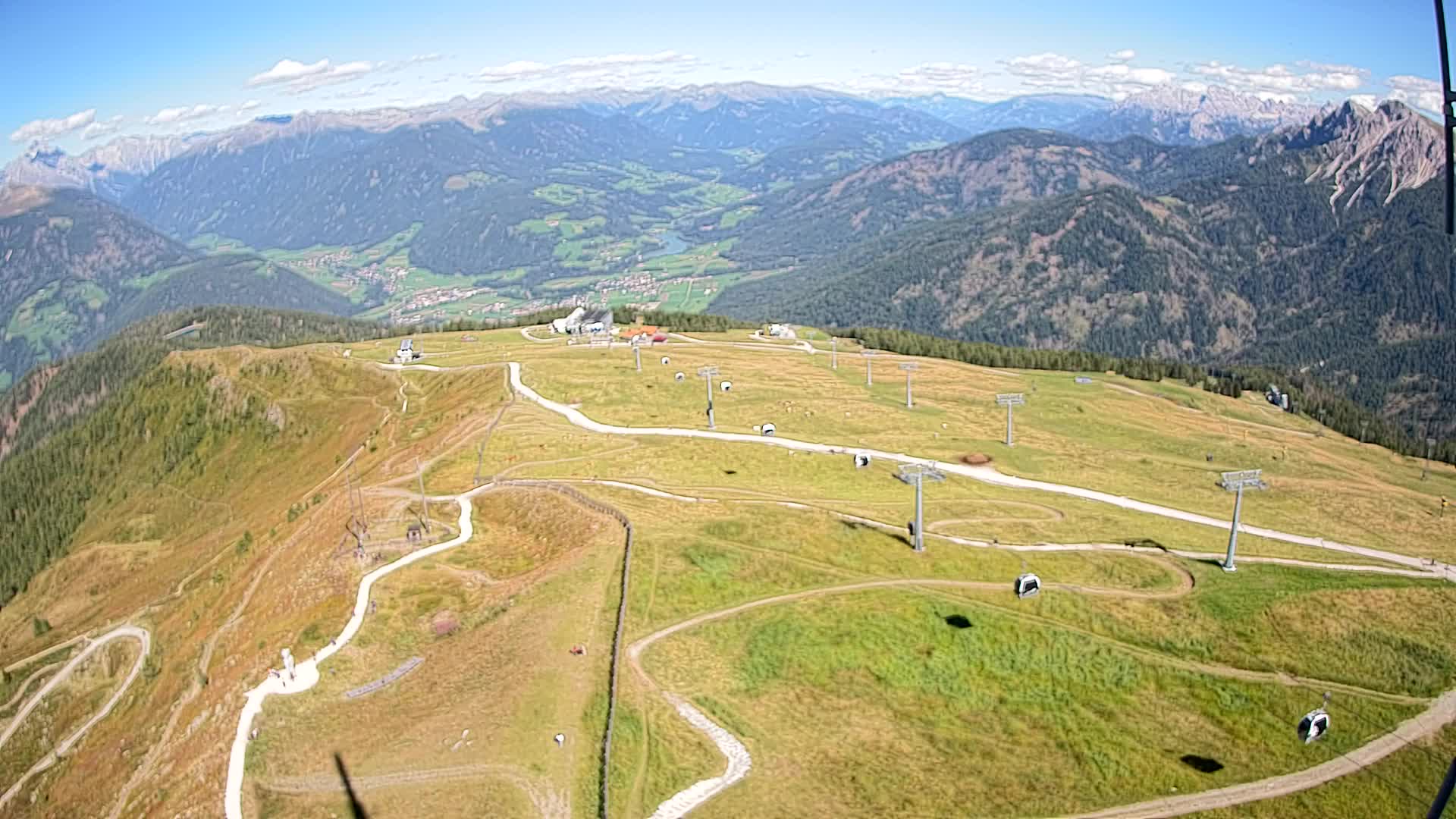 Kronplatz-Gipfel | Blick nach Olang – Valdaora