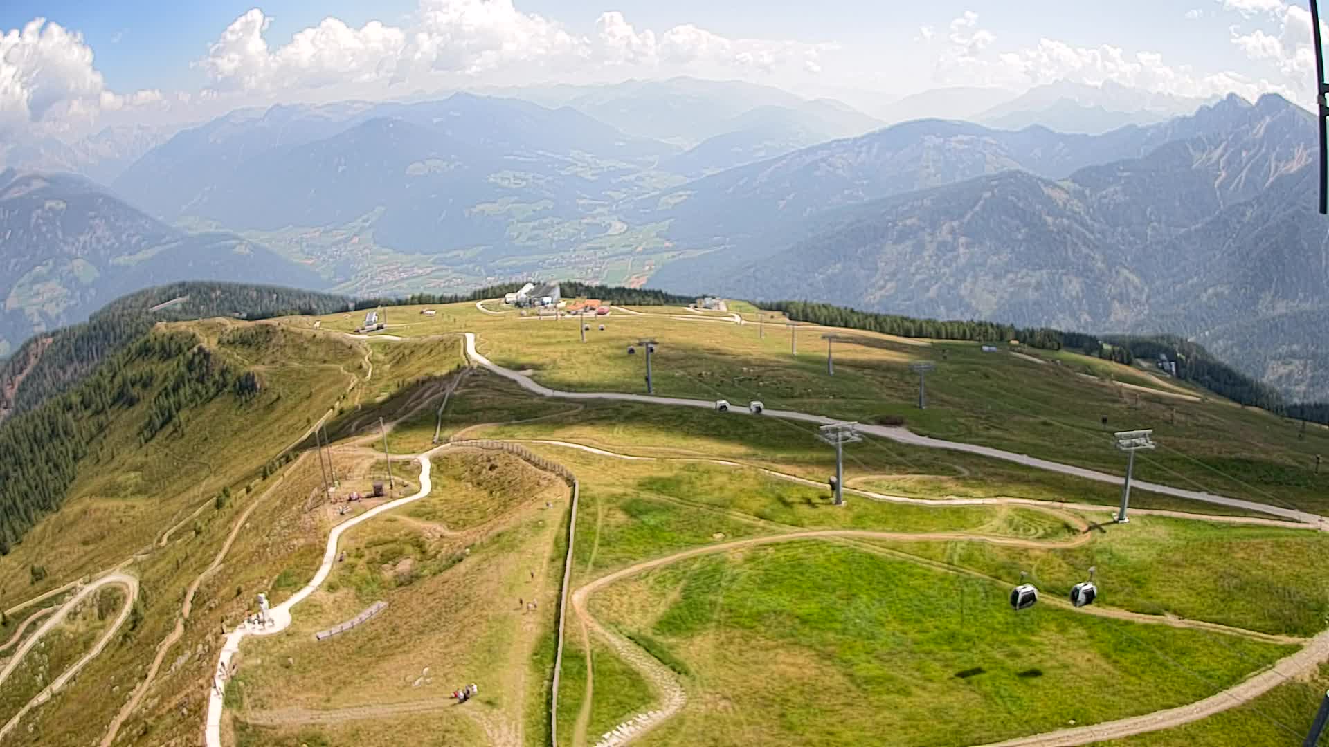 Kronplatz-Gipfel | Blick nach Olang – Valdaora