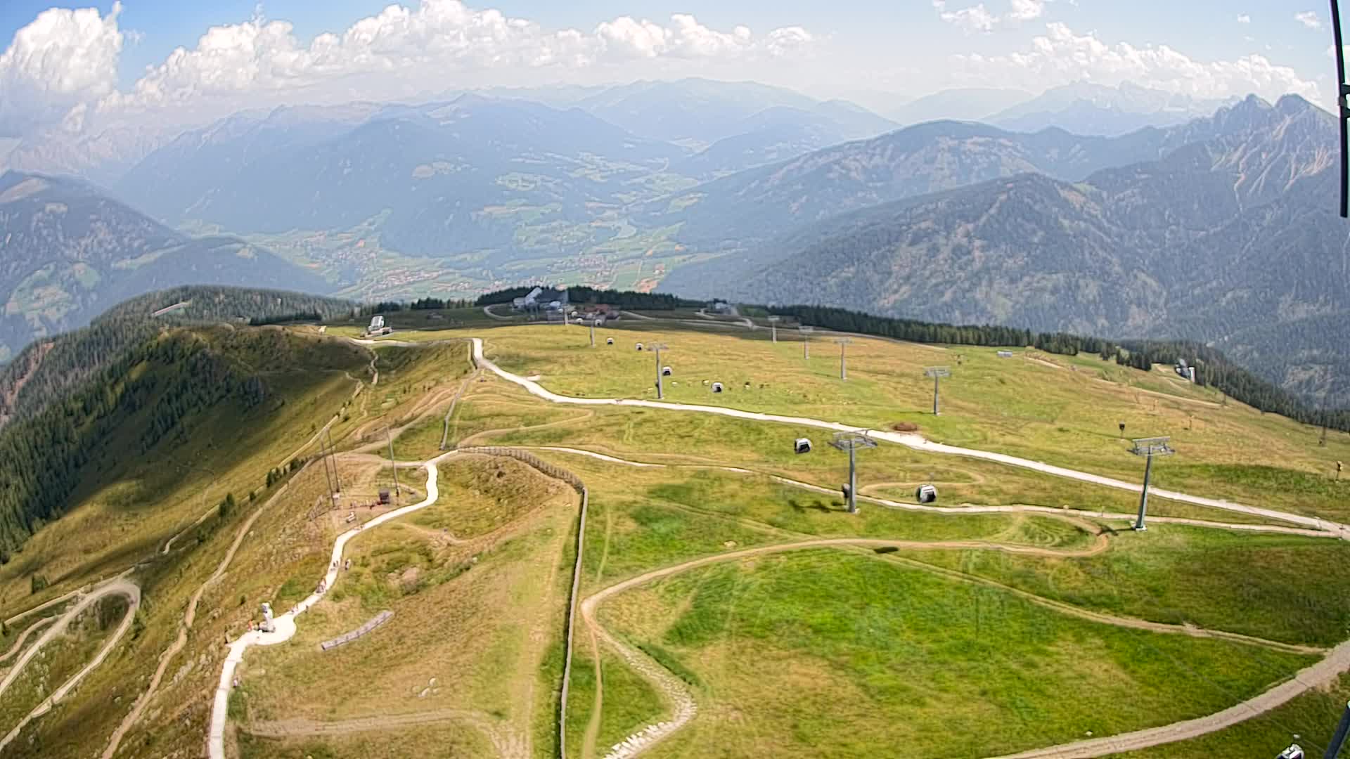 Kronplatz-Gipfel | Blick nach Olang – Valdaora
