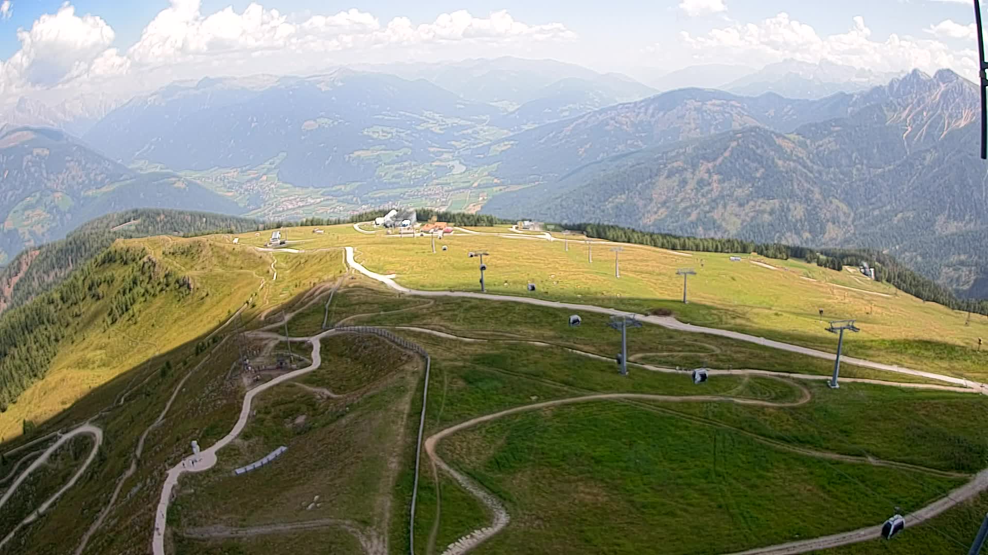 Kronplatz-Gipfel | Blick nach Olang – Valdaora