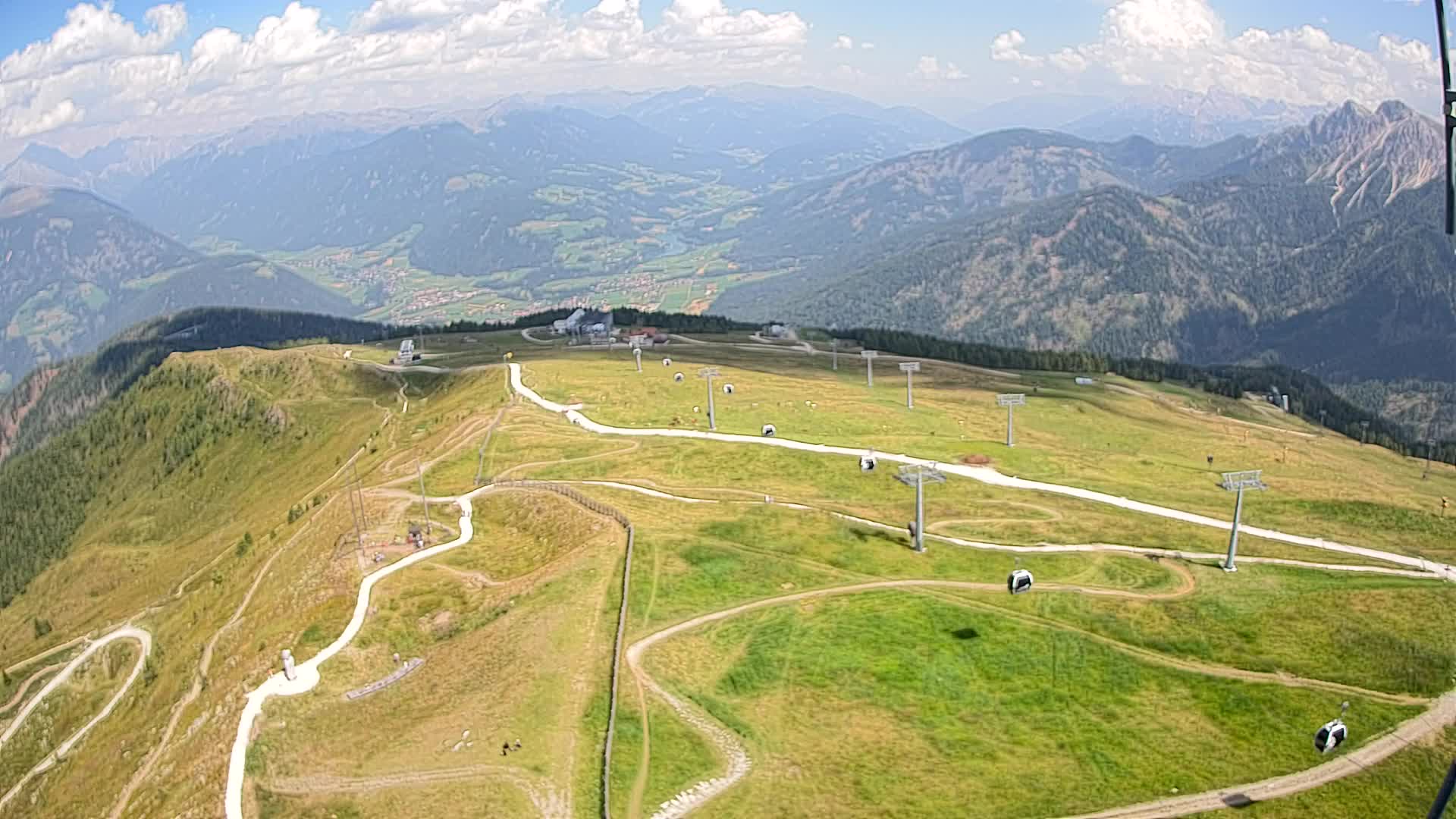 Kronplatz-Gipfel | Blick nach Olang – Valdaora