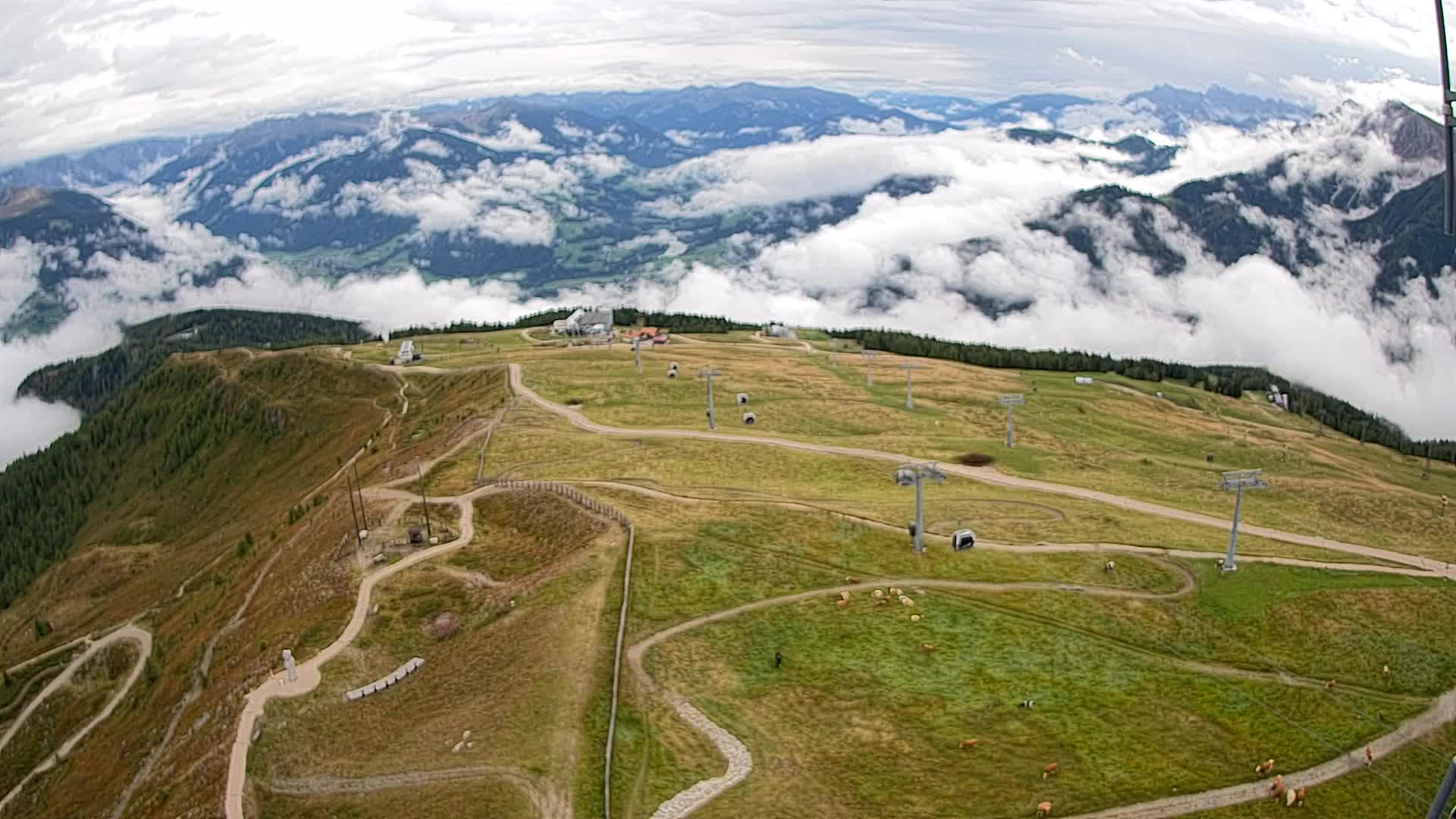 Kronplatz vrh | pogled na Valdaora – Olang