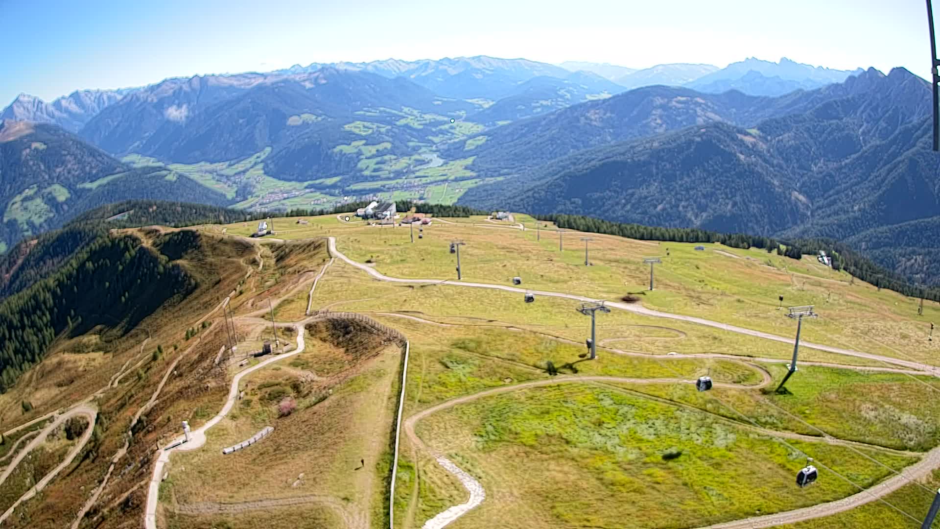 Kronplatz-Gipfel | Blick nach Olang – Valdaora