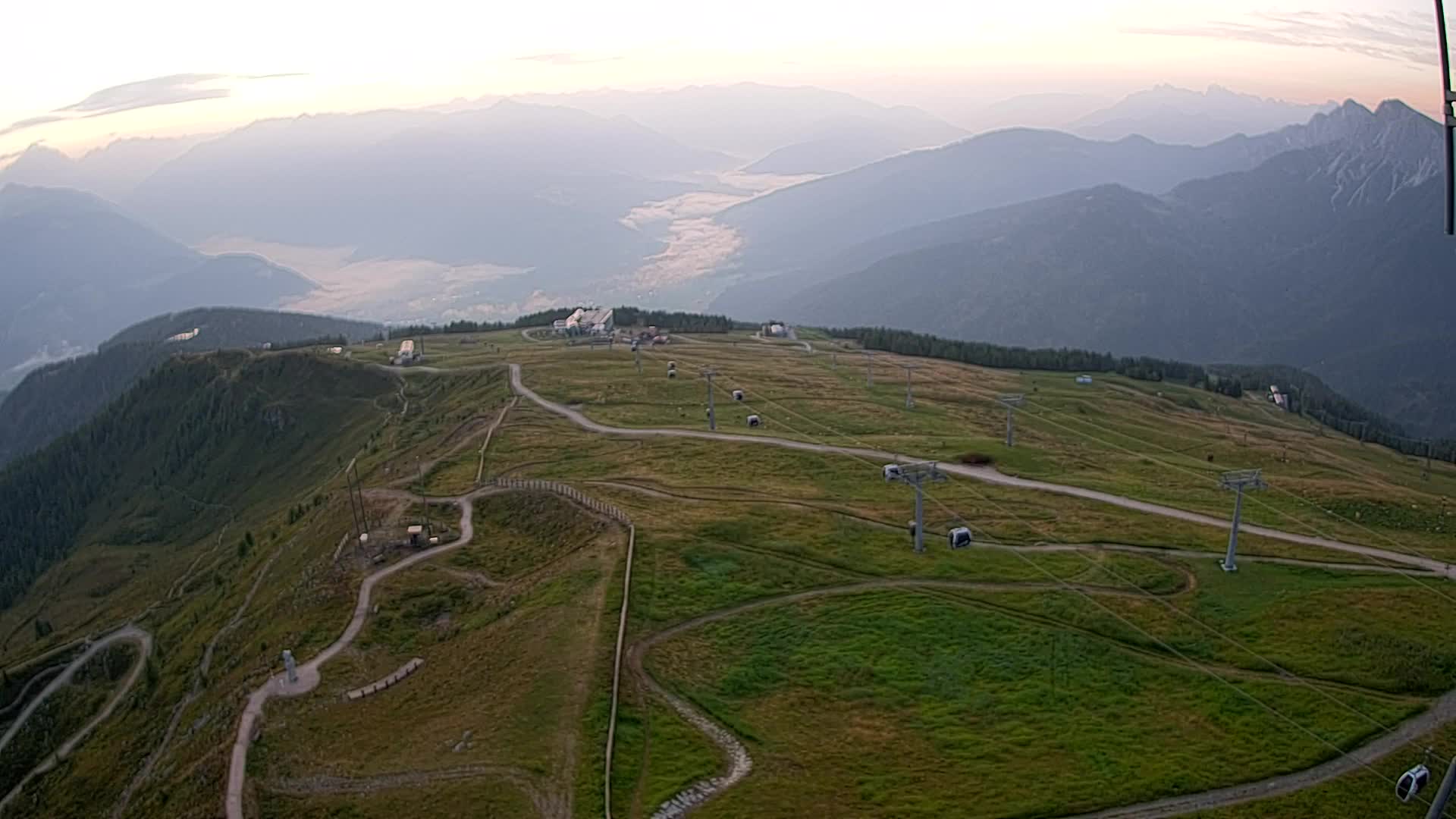 Kronplatz-Gipfel | Blick nach Olang – Valdaora