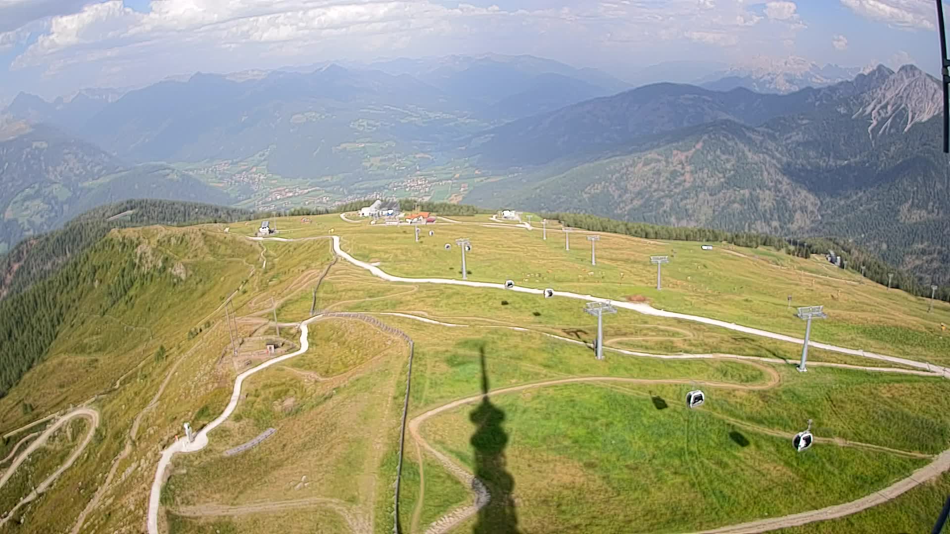Kronplatz-Gipfel | Blick nach Olang – Valdaora
