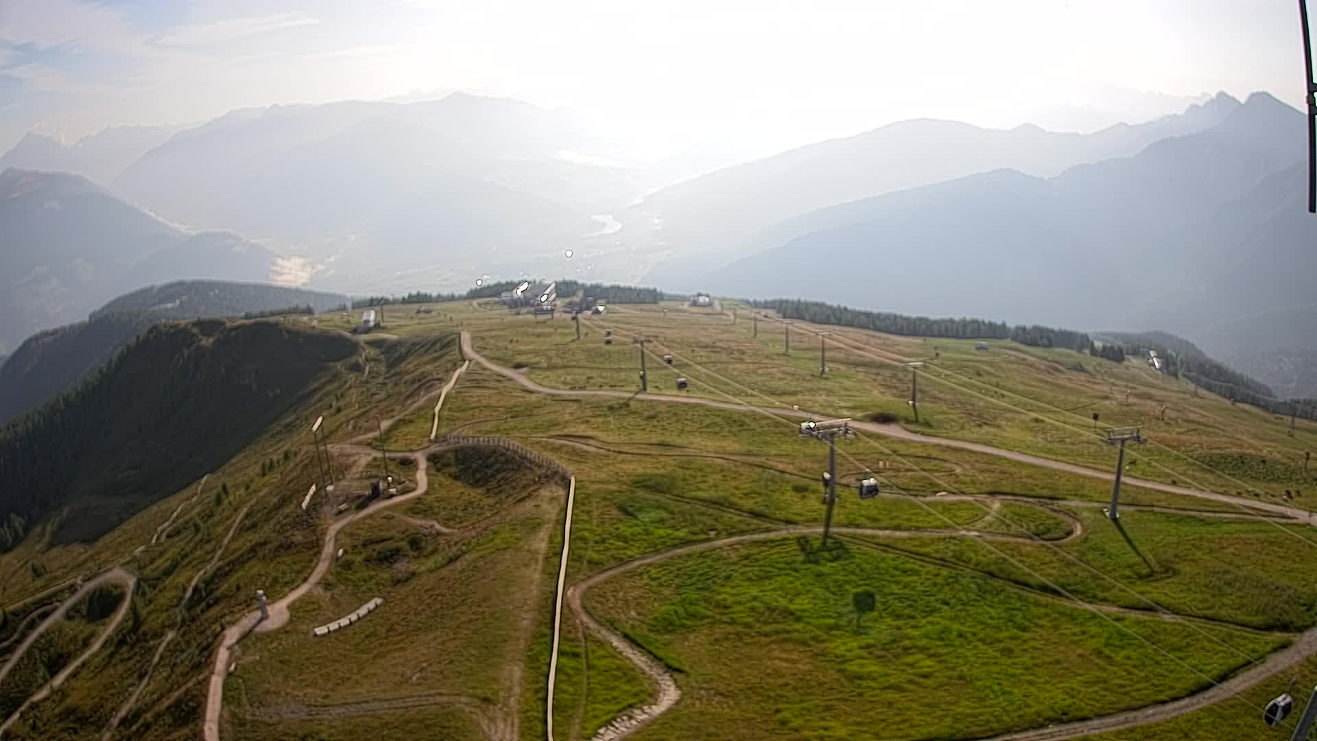 Kronplatz-Gipfel | Blick nach Olang – Valdaora