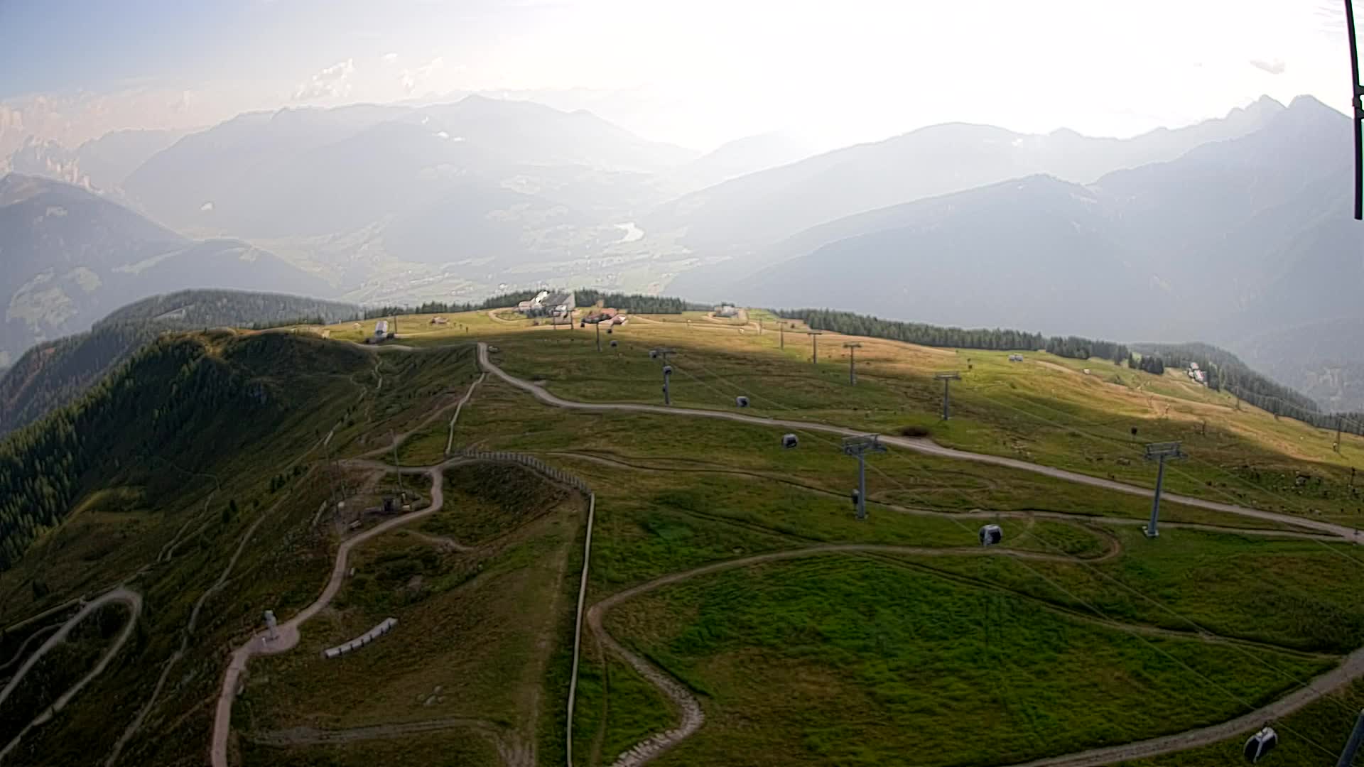 Kronplatz-Gipfel | Blick nach Olang – Valdaora