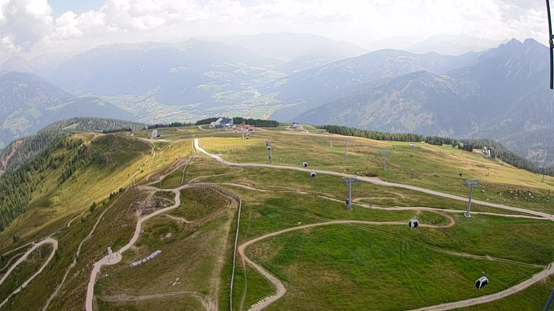 Kronplatz-Gipfel | Blick nach Olang – Valdaora
