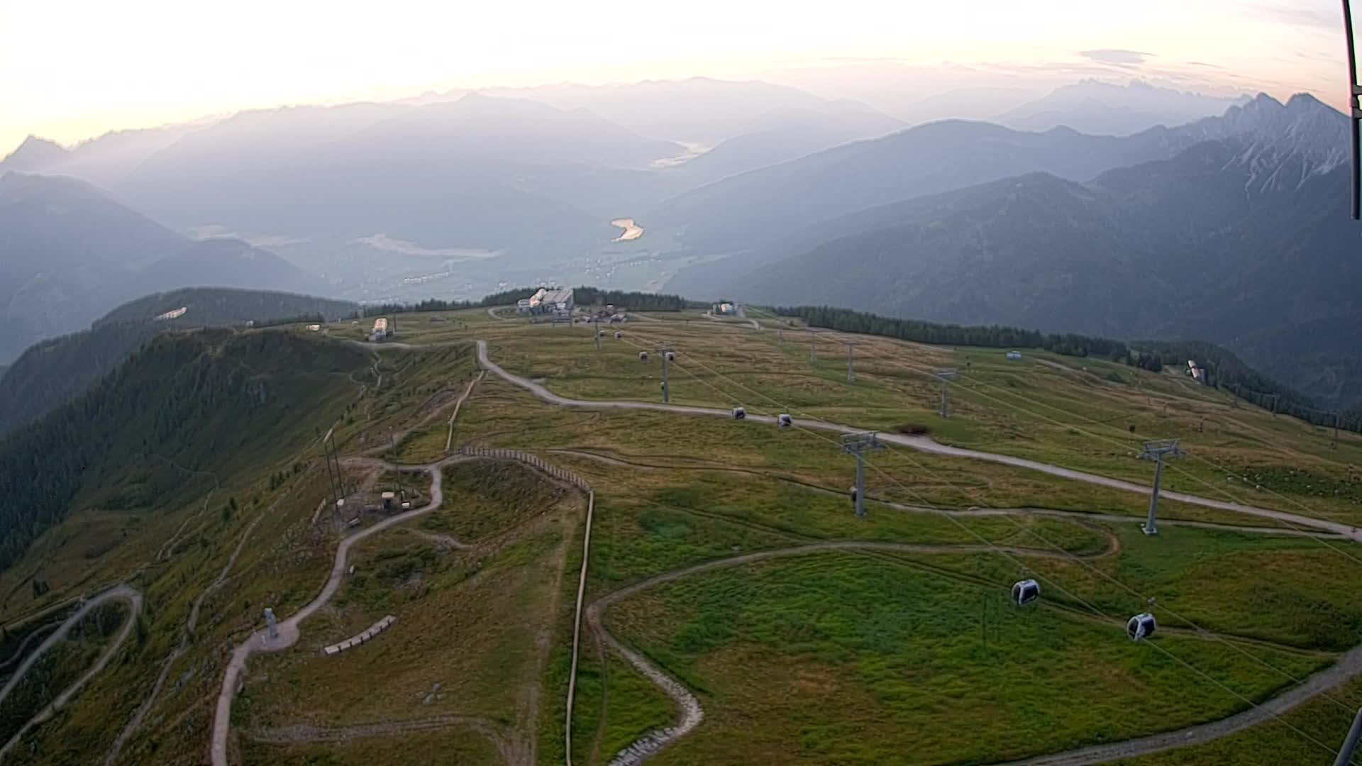 Kronplatz-Gipfel | Blick nach Olang – Valdaora