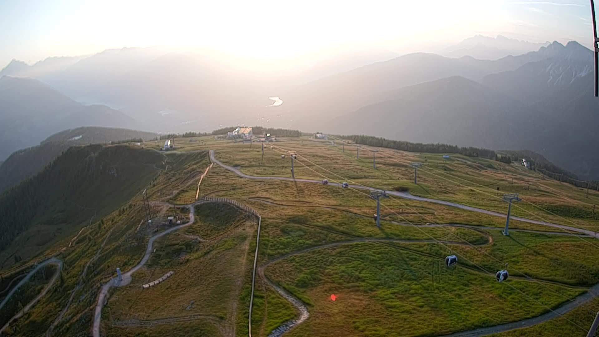 Kronplatz-Gipfel | Blick nach Olang – Valdaora