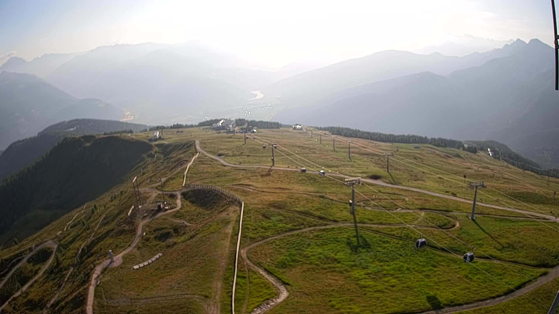 Kronplatz-Gipfel | Blick nach Olang – Valdaora