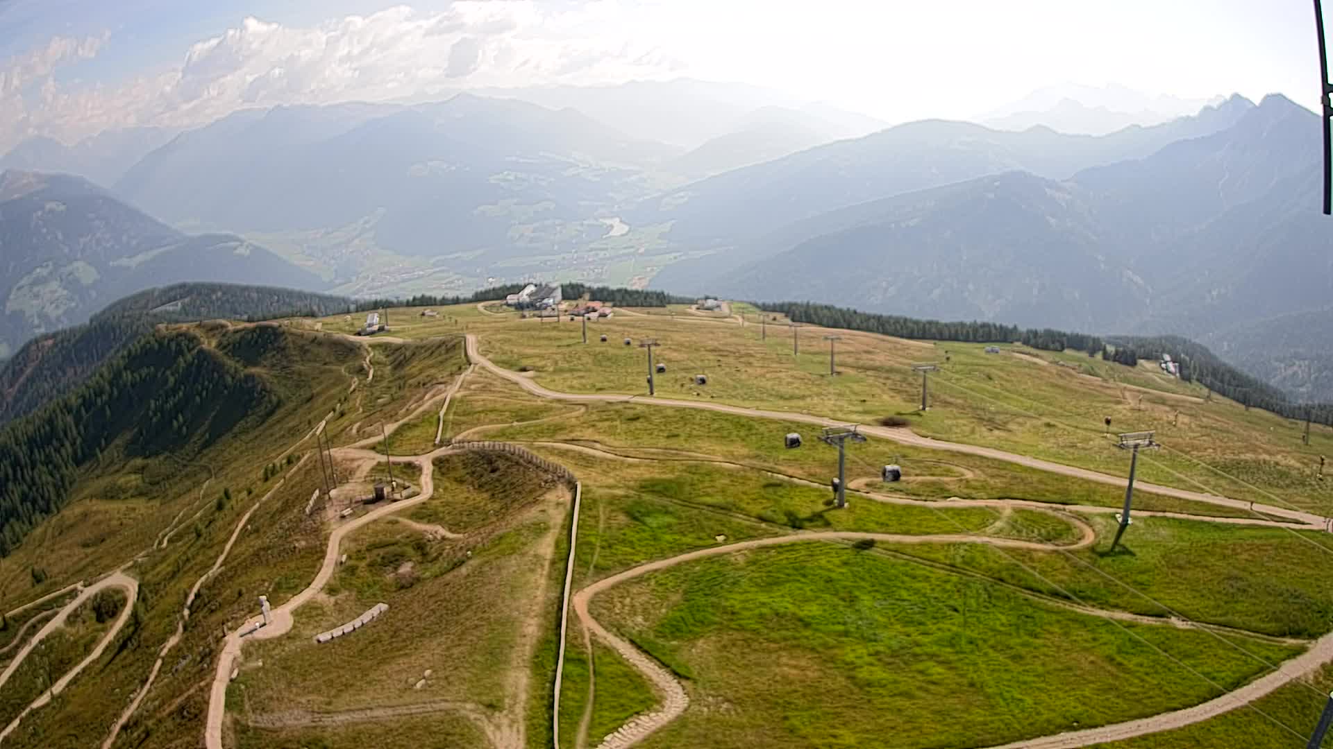 Kronplatz-Gipfel | Blick nach Olang – Valdaora