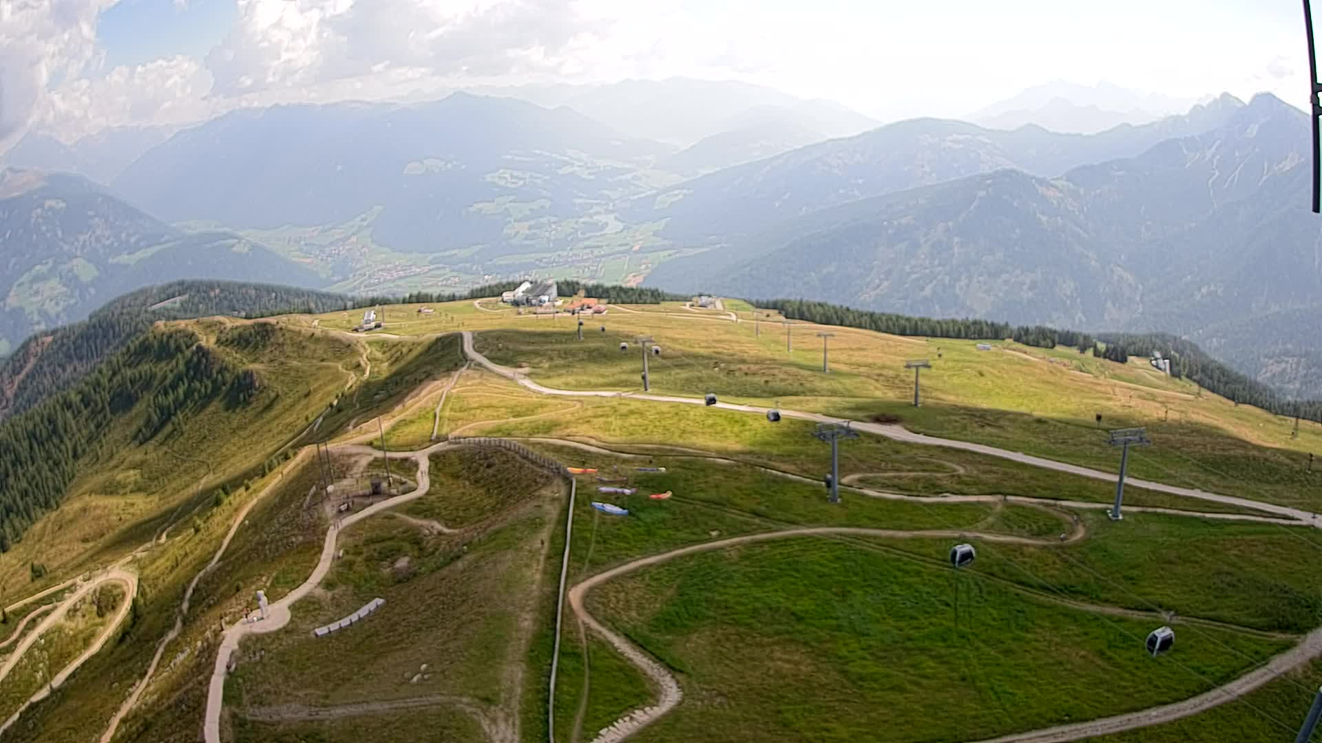 Kronplatz-Gipfel | Blick nach Olang – Valdaora