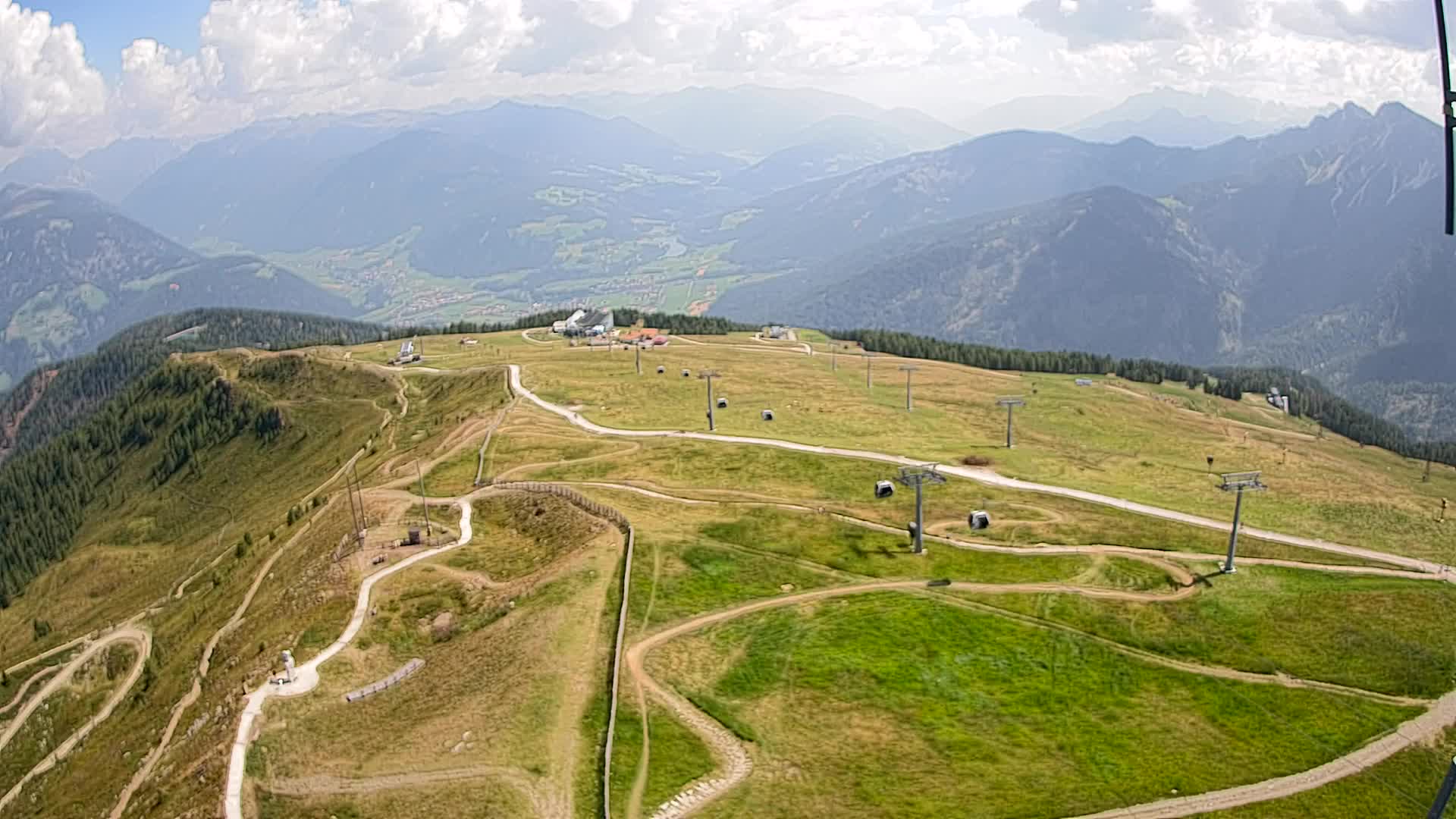 Kronplatz-Gipfel | Blick nach Olang – Valdaora