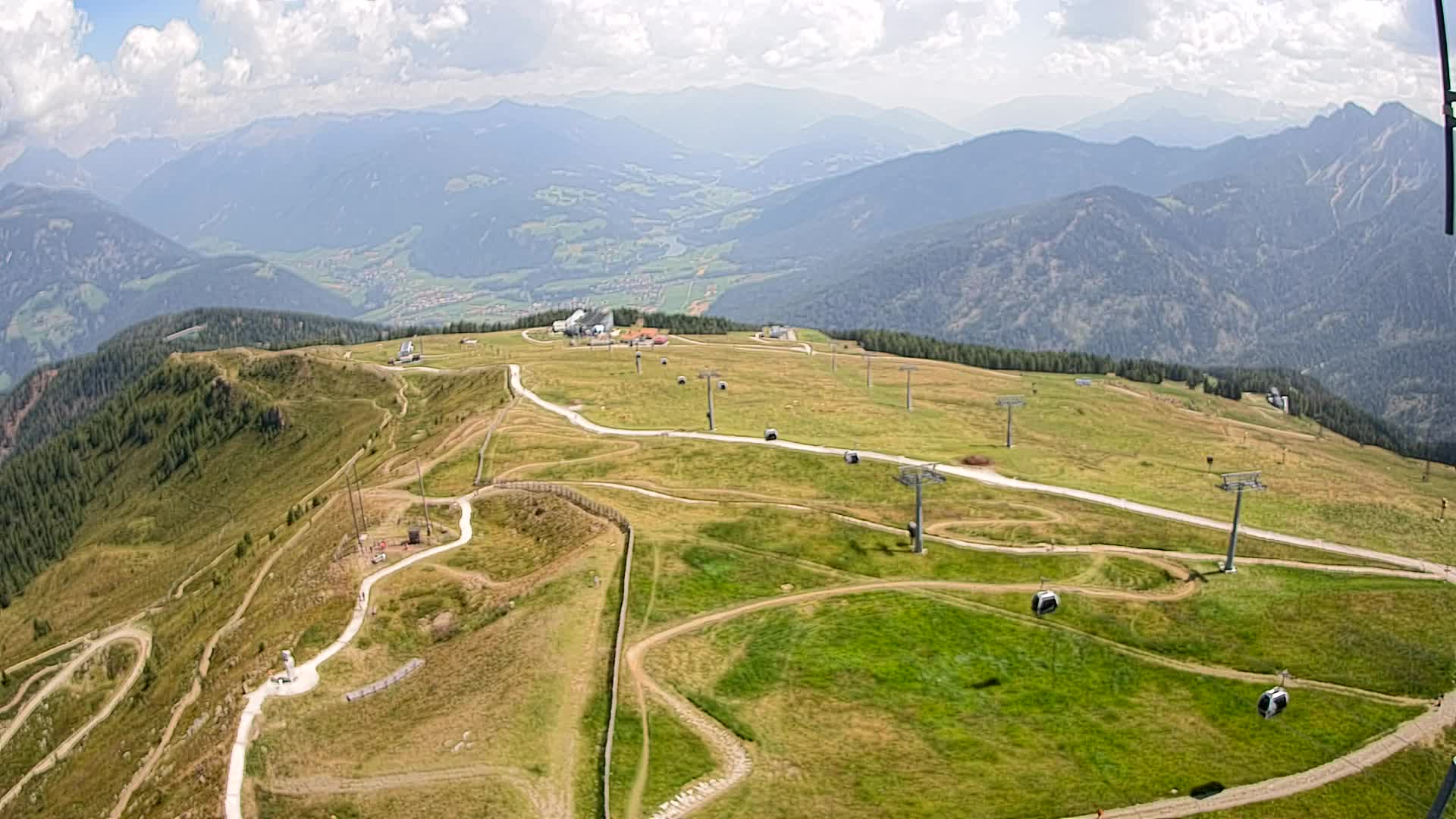 Kronplatz-Gipfel | Blick nach Olang – Valdaora
