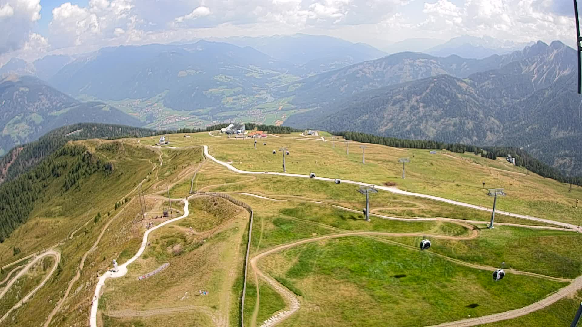 Kronplatz-Gipfel | Blick nach Olang – Valdaora