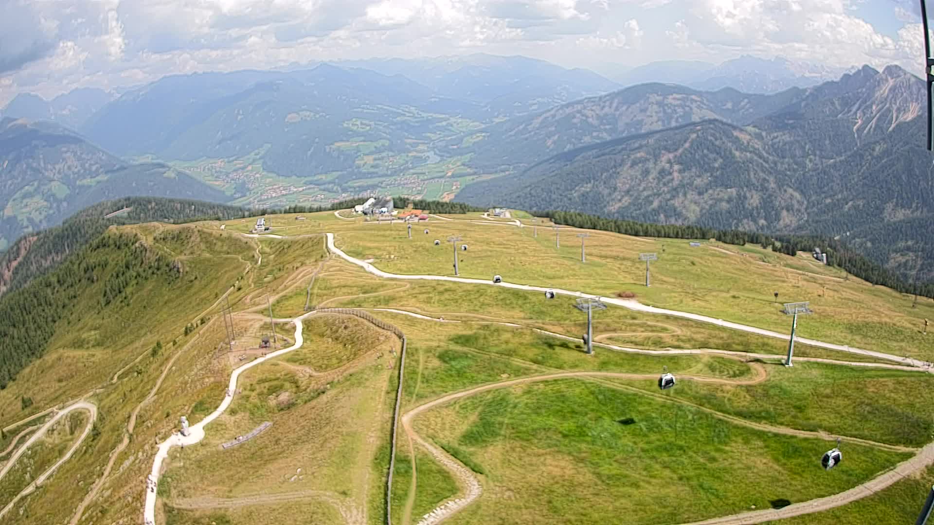 Kronplatz-Gipfel | Blick nach Olang – Valdaora