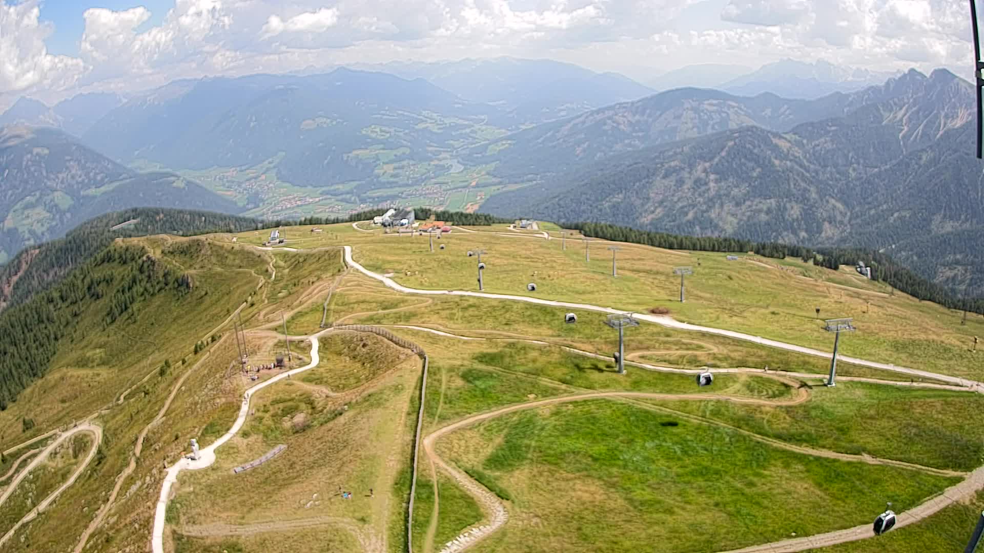 Kronplatz-Gipfel | Blick nach Olang – Valdaora