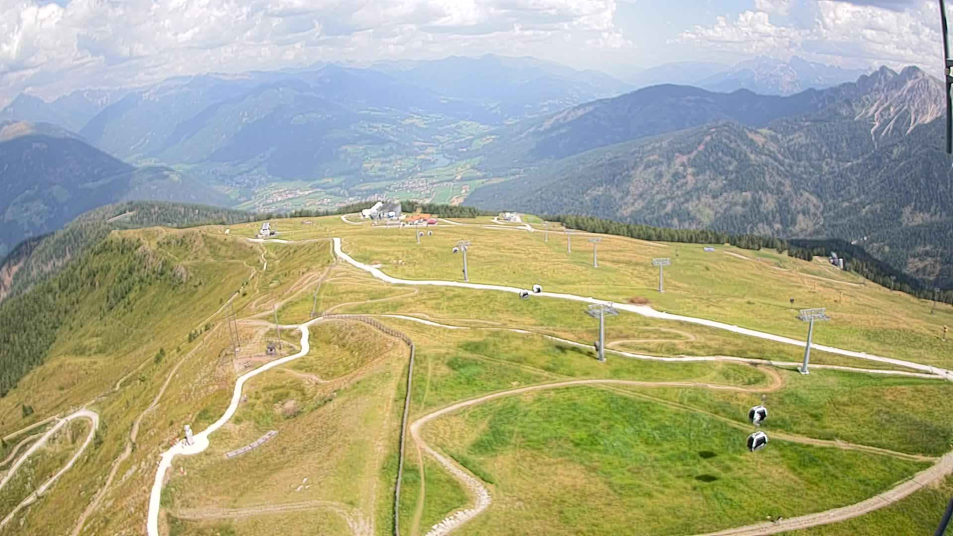 Kronplatz-Gipfel | Blick nach Olang – Valdaora