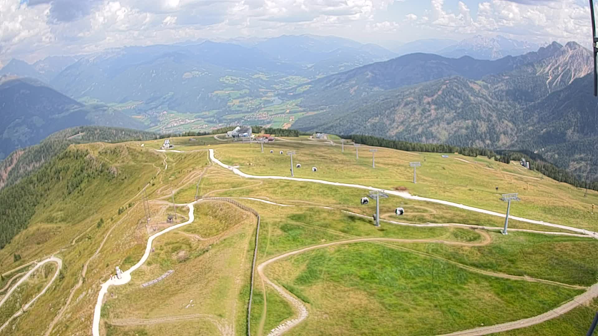 Kronplatz-Gipfel | Blick nach Olang – Valdaora