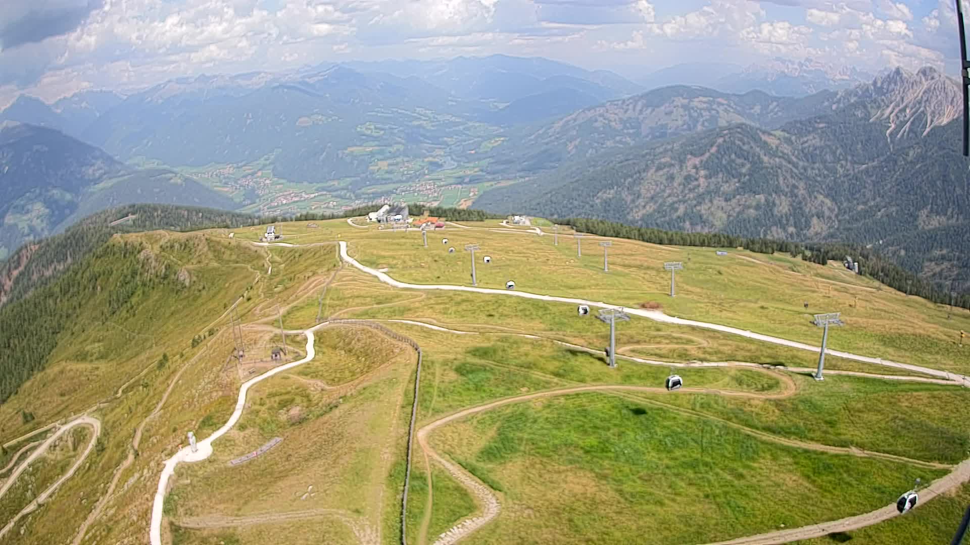 Kronplatz-Gipfel | Blick nach Olang – Valdaora