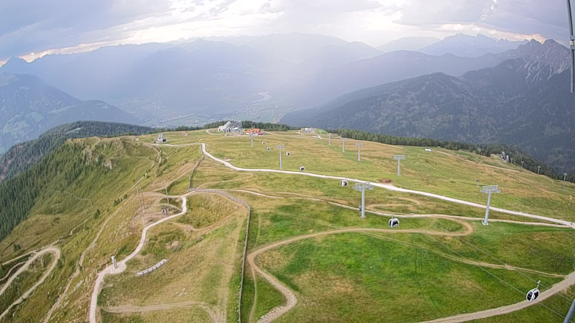 Kronplatz-Gipfel | Blick nach Olang – Valdaora