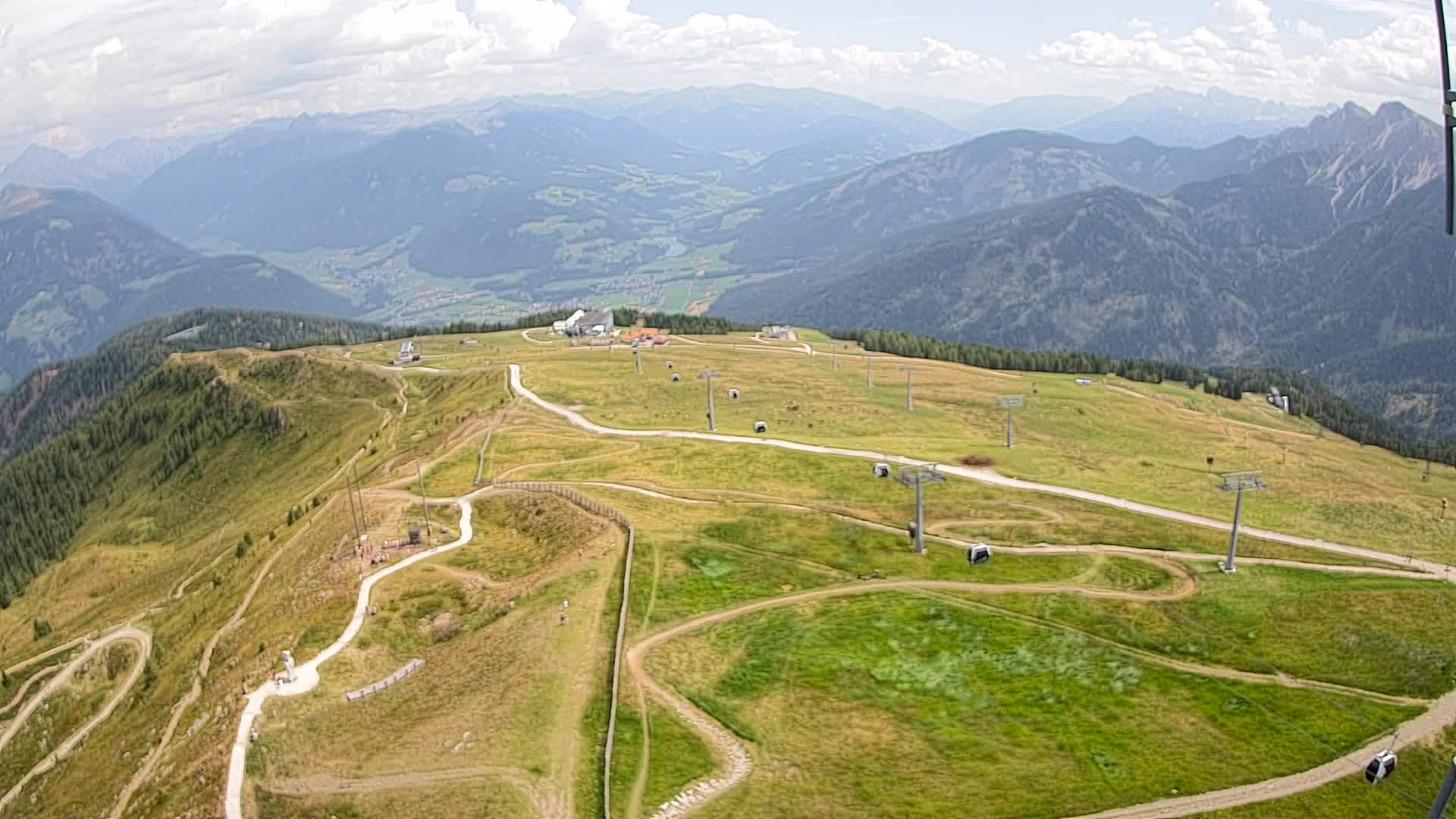 Kronplatz-Gipfel | Blick nach Olang – Valdaora