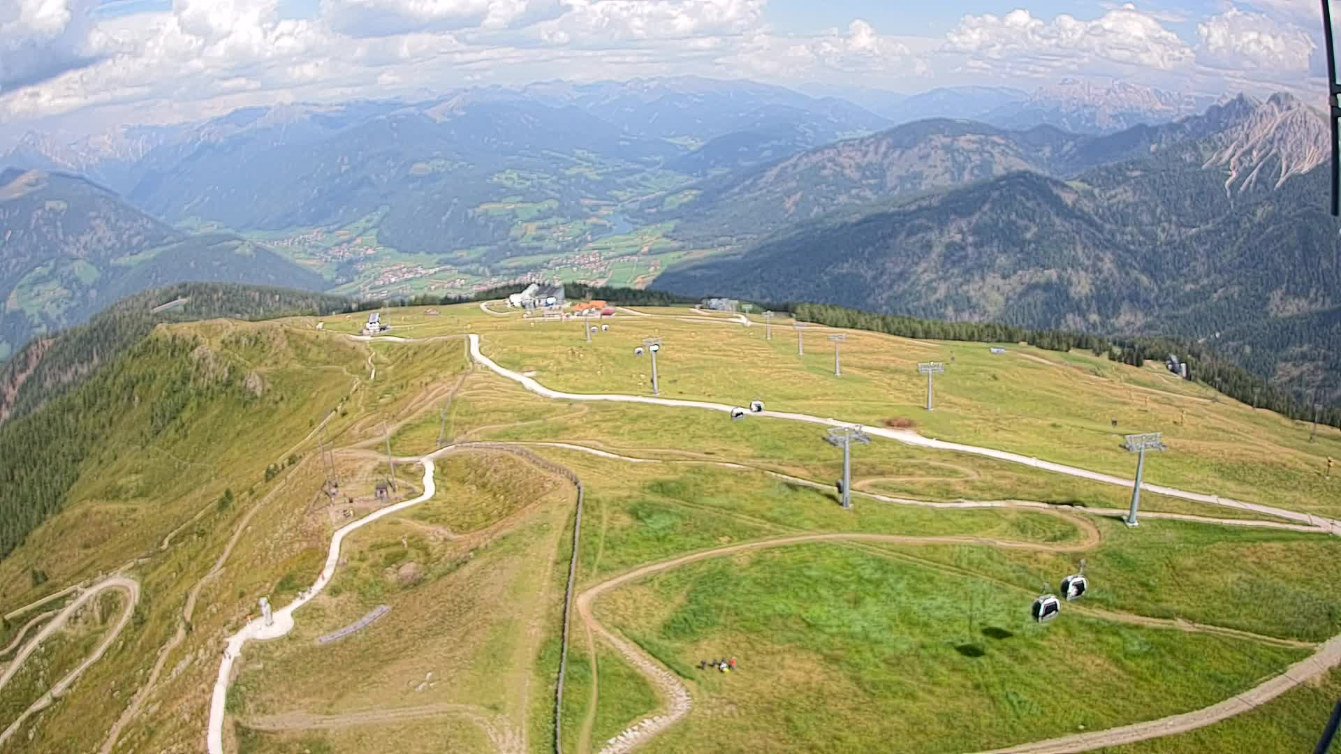 Kronplatz-Gipfel | Blick nach Olang – Valdaora