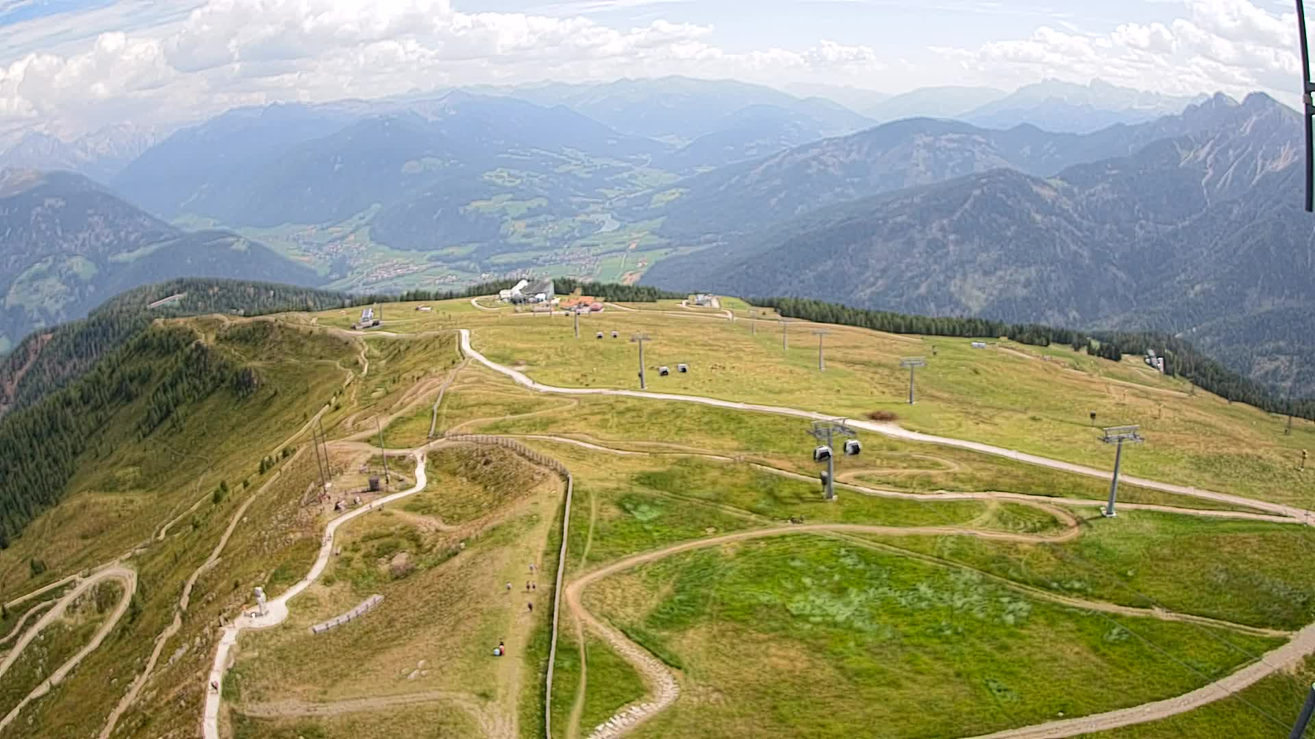 Kronplatz-Gipfel | Blick nach Olang – Valdaora