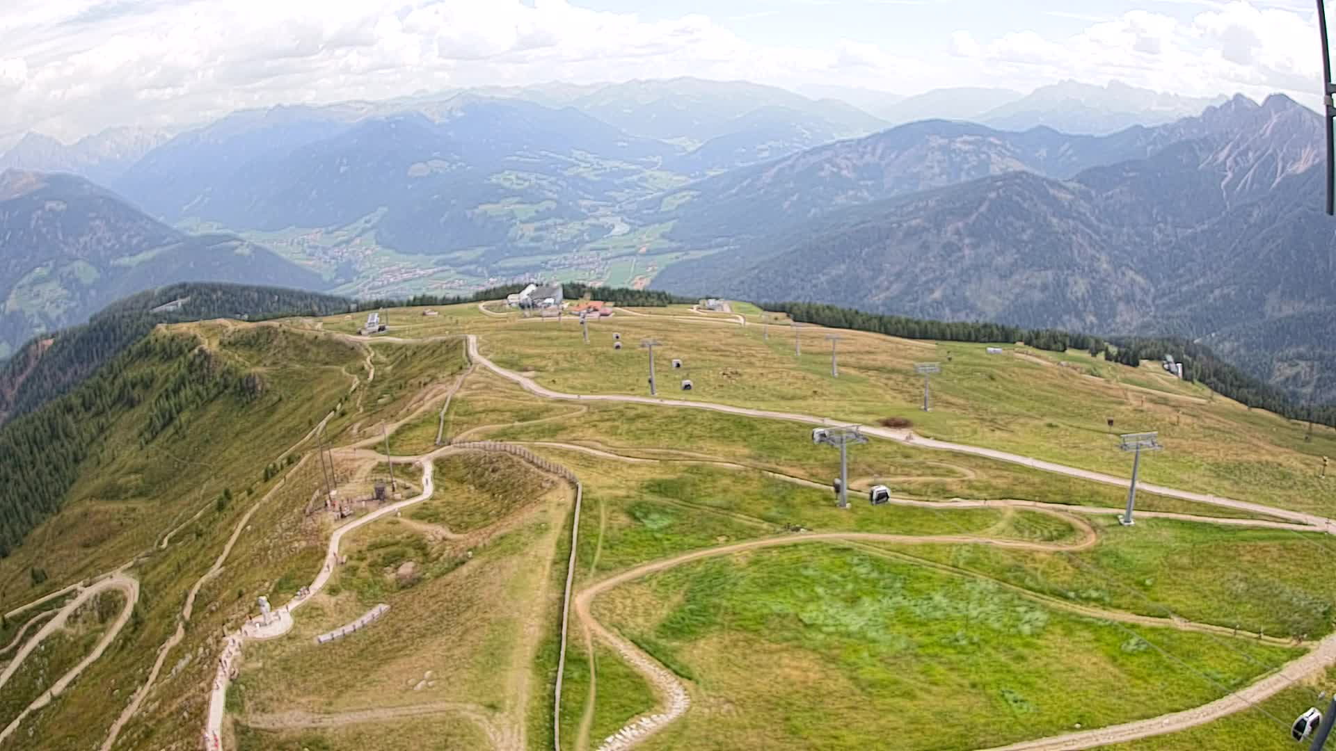 Kronplatz-Gipfel | Blick nach Olang – Valdaora