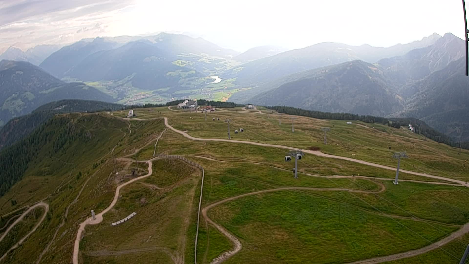Kronplatz-Gipfel | Blick nach Olang – Valdaora