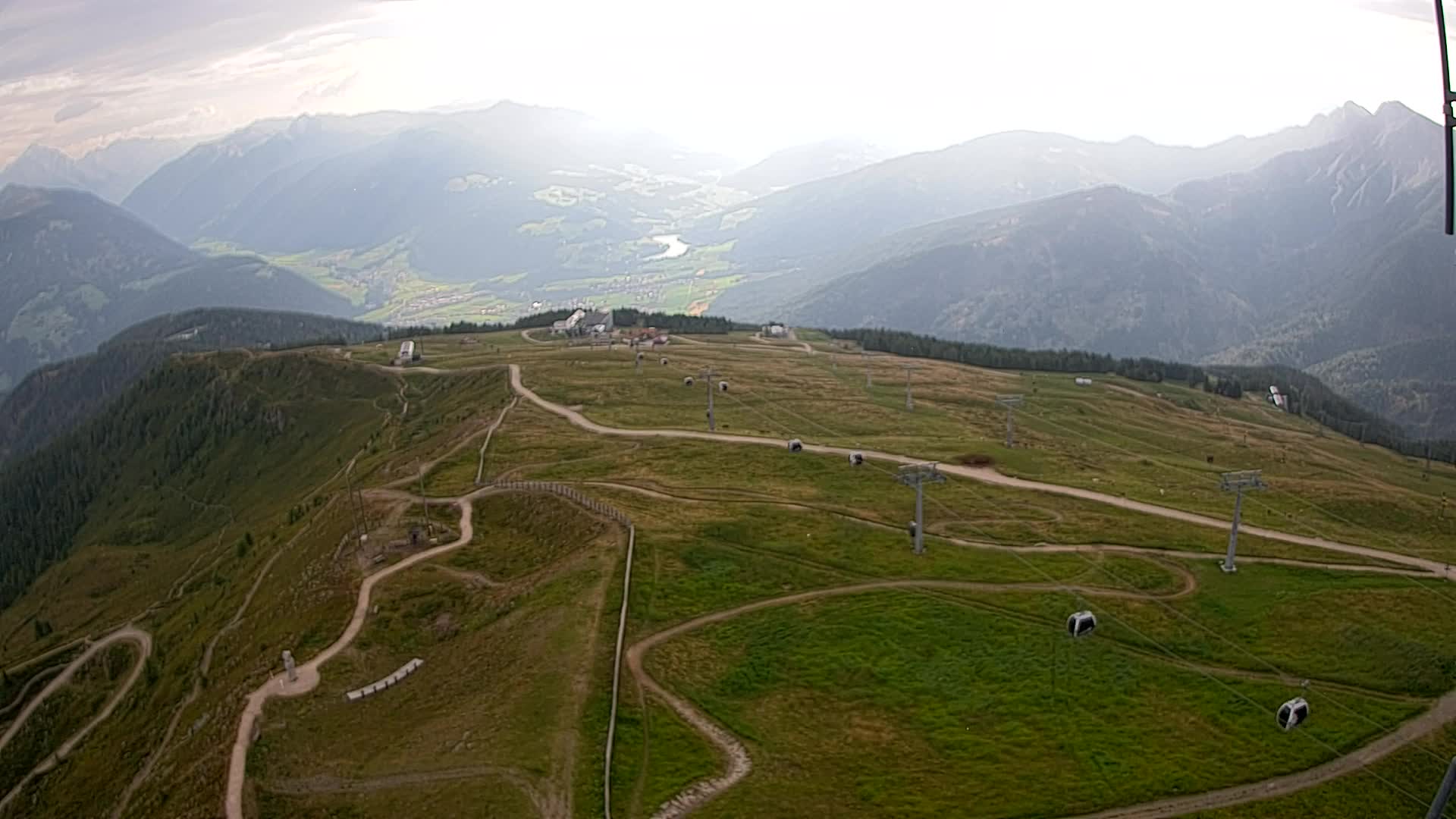 Kronplatz-Gipfel | Blick nach Olang – Valdaora