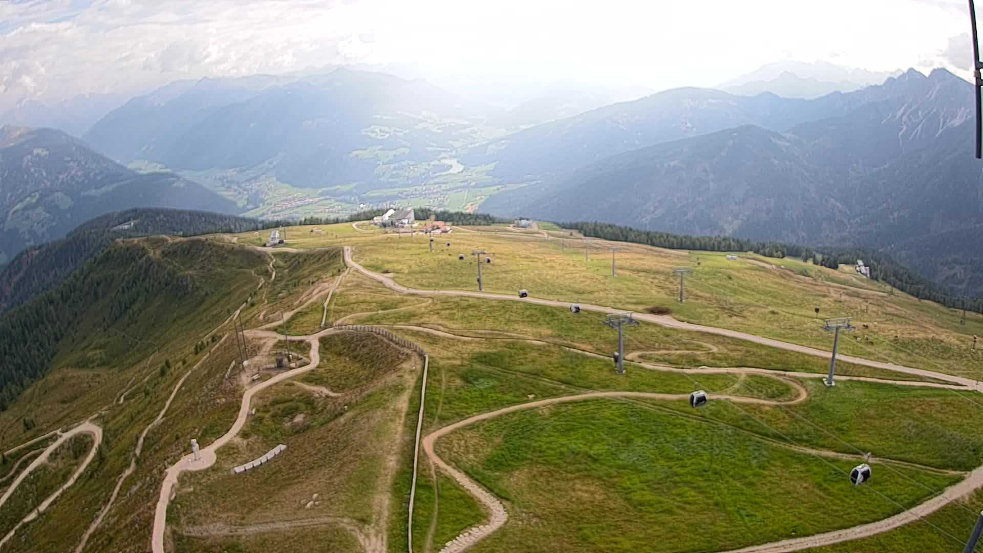 Kronplatz-Gipfel | Blick nach Olang – Valdaora
